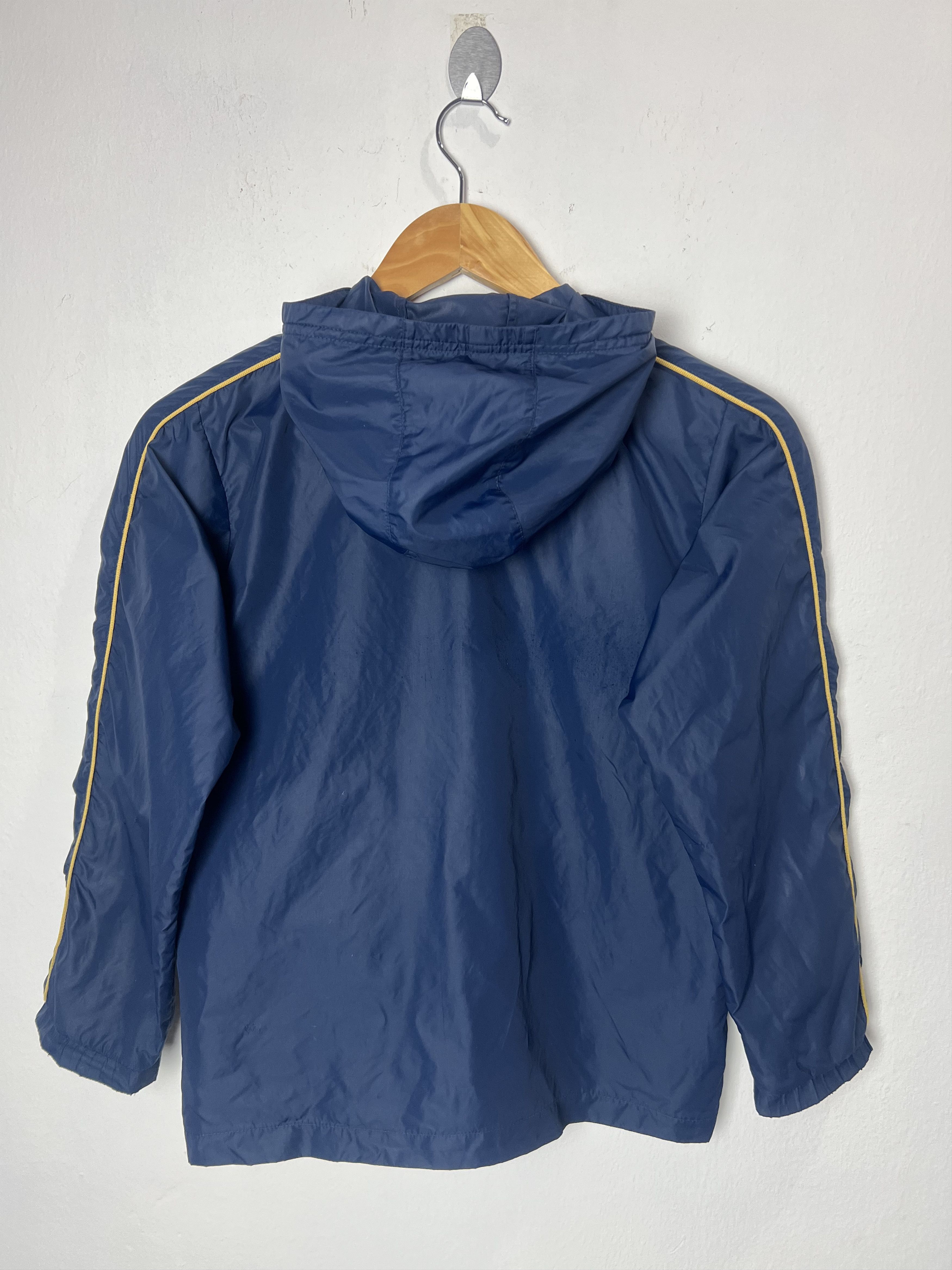 Nike NIKE Navy Blue Swoosh Y2k Windbreaker Jacket Size US XS / EU 42 / 0 - 2 Thumbnail
