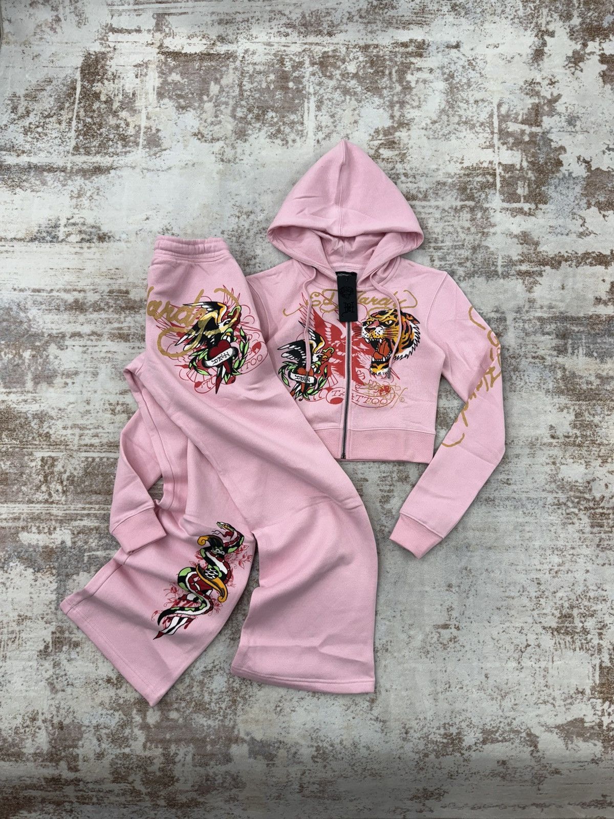 Ed Hardy Y2k ed hardy tracksuit set size XS Size XS / US 0-2 / IT 36-38 - 1 Thumbnail