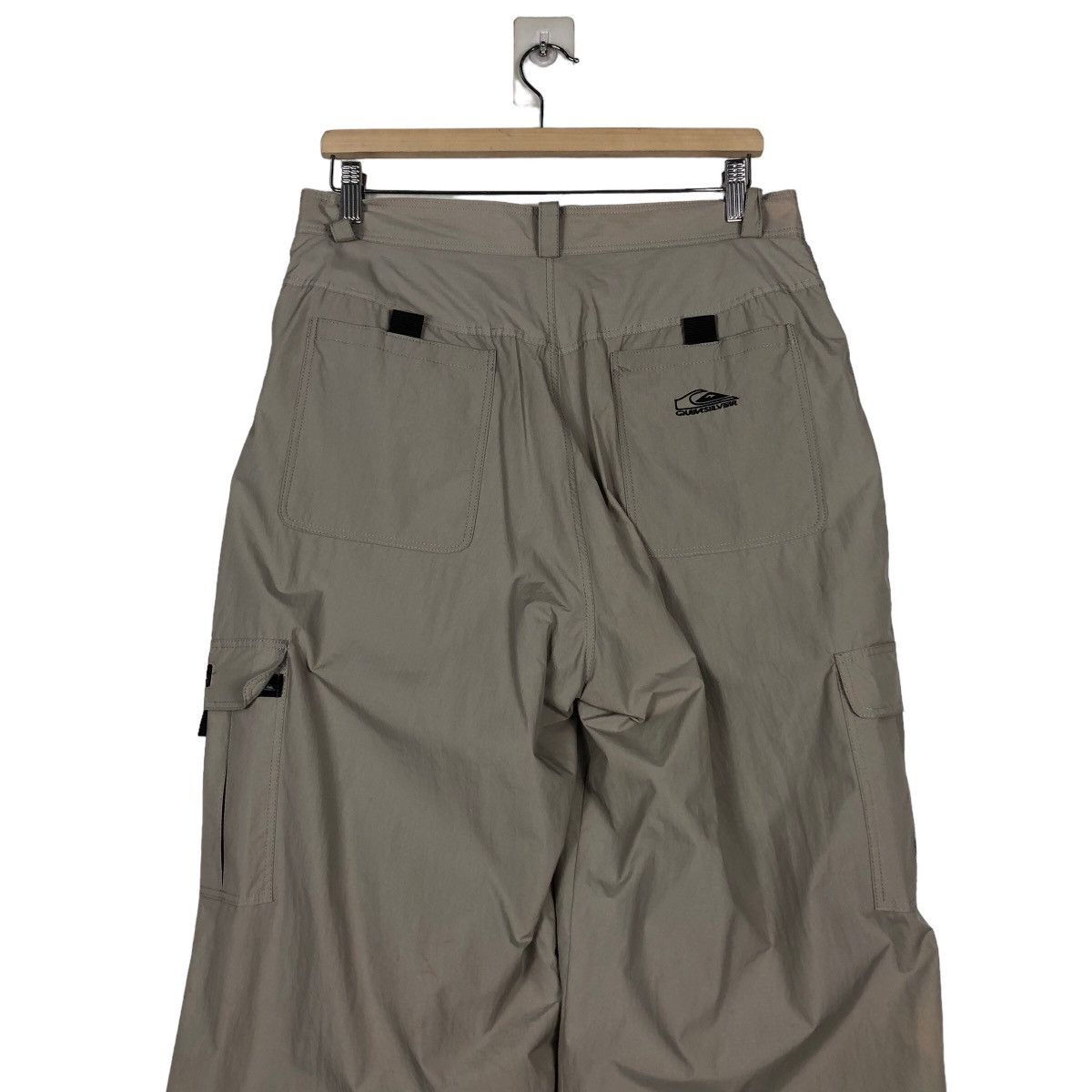Japanese Brand Vintage Quicksilver Cargo Pants Multi Pocket Bondage Design Size US 32 / EU 48 - 10 Thumbnail