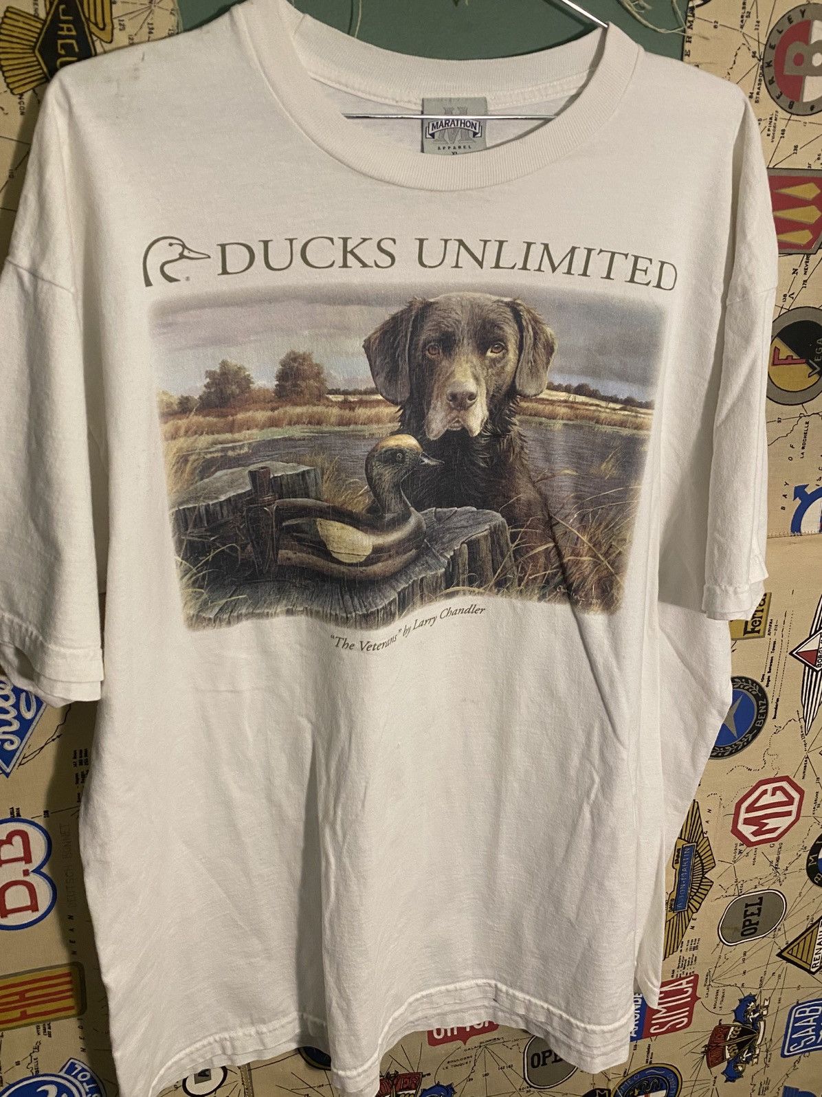 Duck Head Vintage Ducks Unlimited Black Lab T Shirt Size US XL / EU 56 / 4 - 1 Thumbnail
