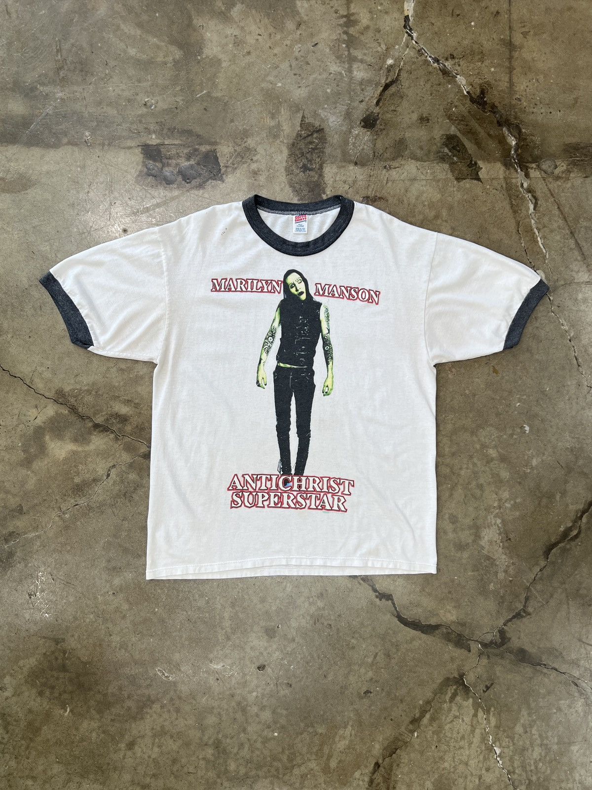Band Tees Vintage 1995 Marilyn Manson Antichrist Superstar Band Tee XL Size US XL / EU 56 / 4 - 2 Thumbnail