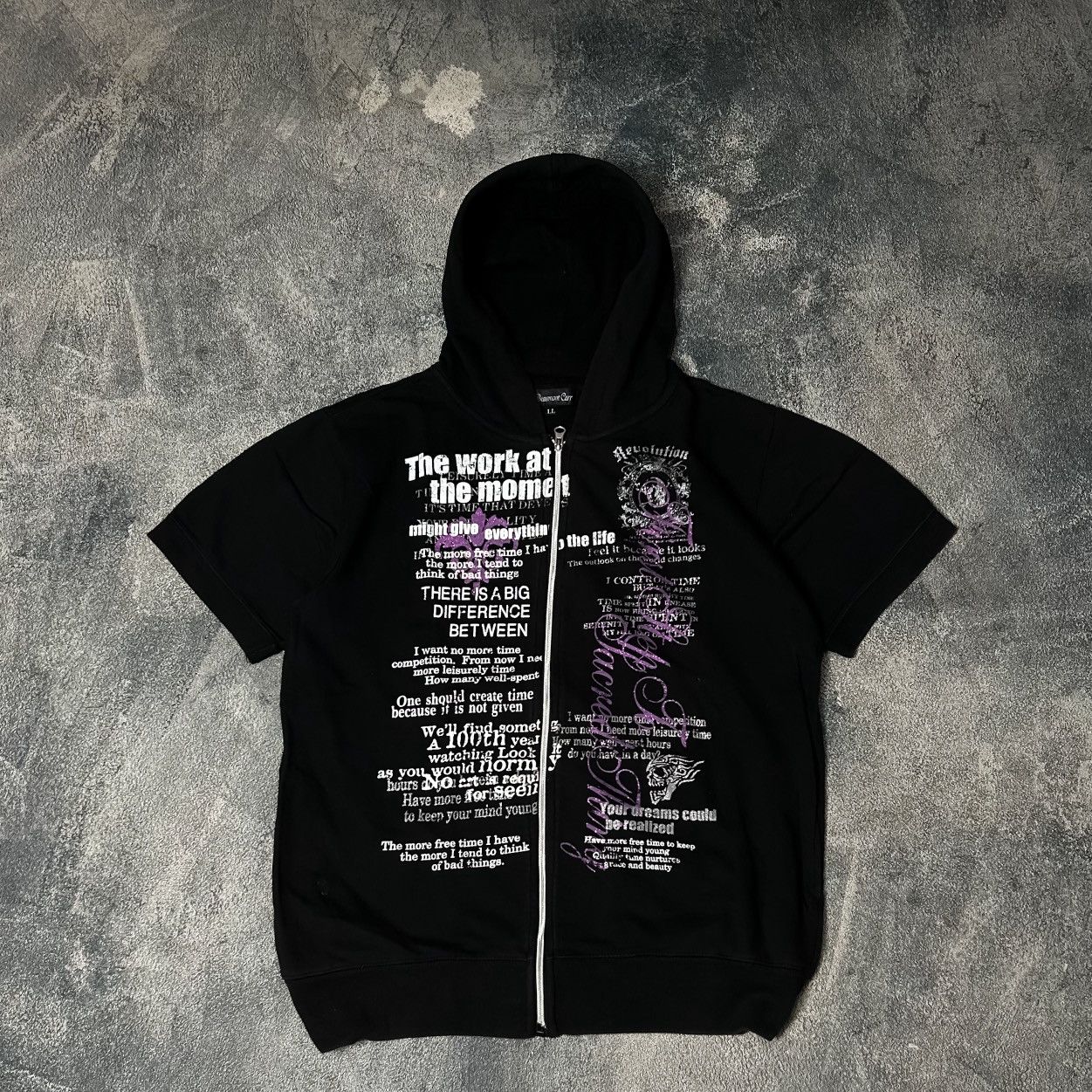 Japanese Brand Y2k Hoodie Beaumont Carr Punk Poem Size US L / EU 52-54 / 3 - 1 Thumbnail