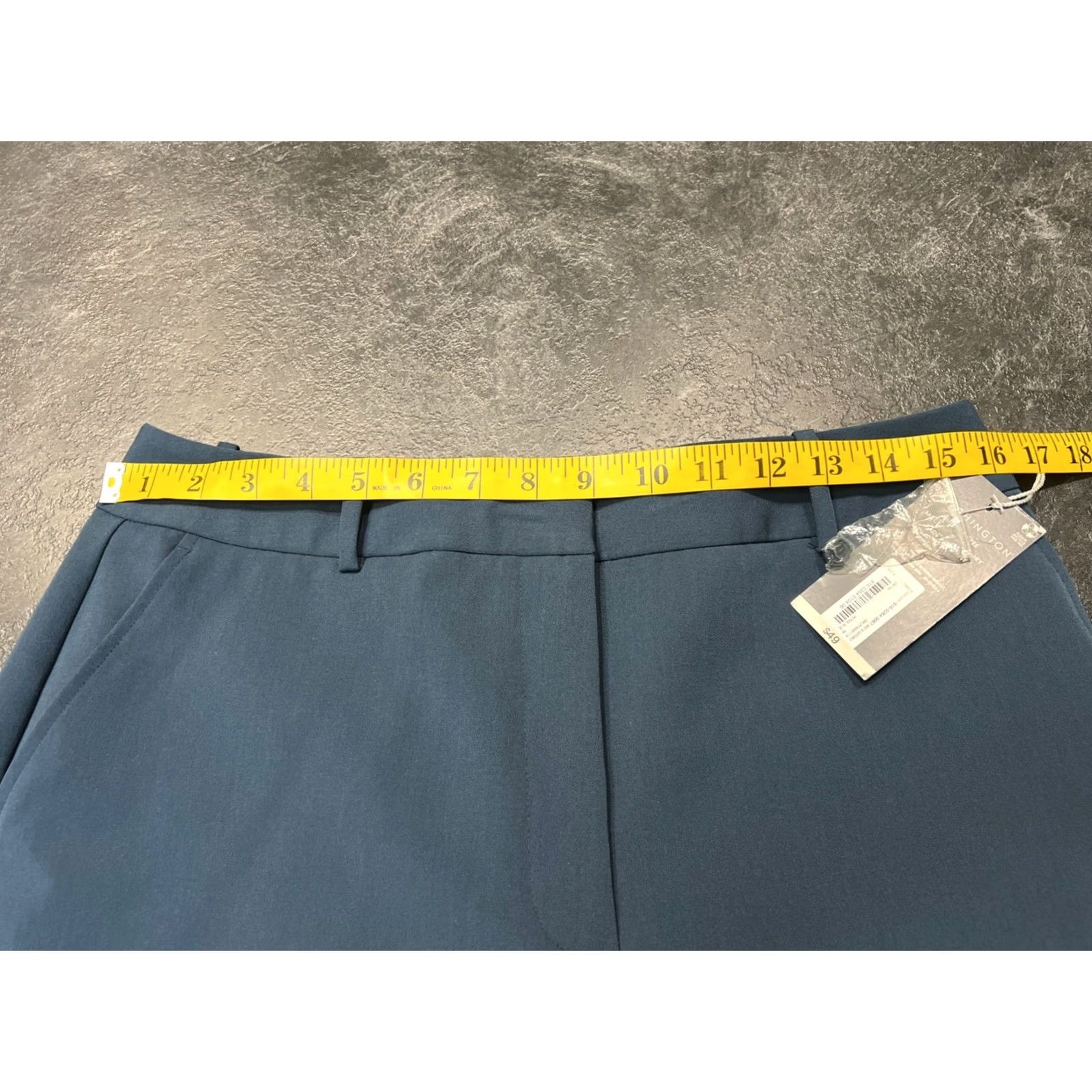 Worthington Worthington Dress Pants NWT Blue 10 High-Rise Wrinkle Free Polyester Spandex Straight Women Pants Size 32" / US 10 / IT 46 - 3 Thumbnail