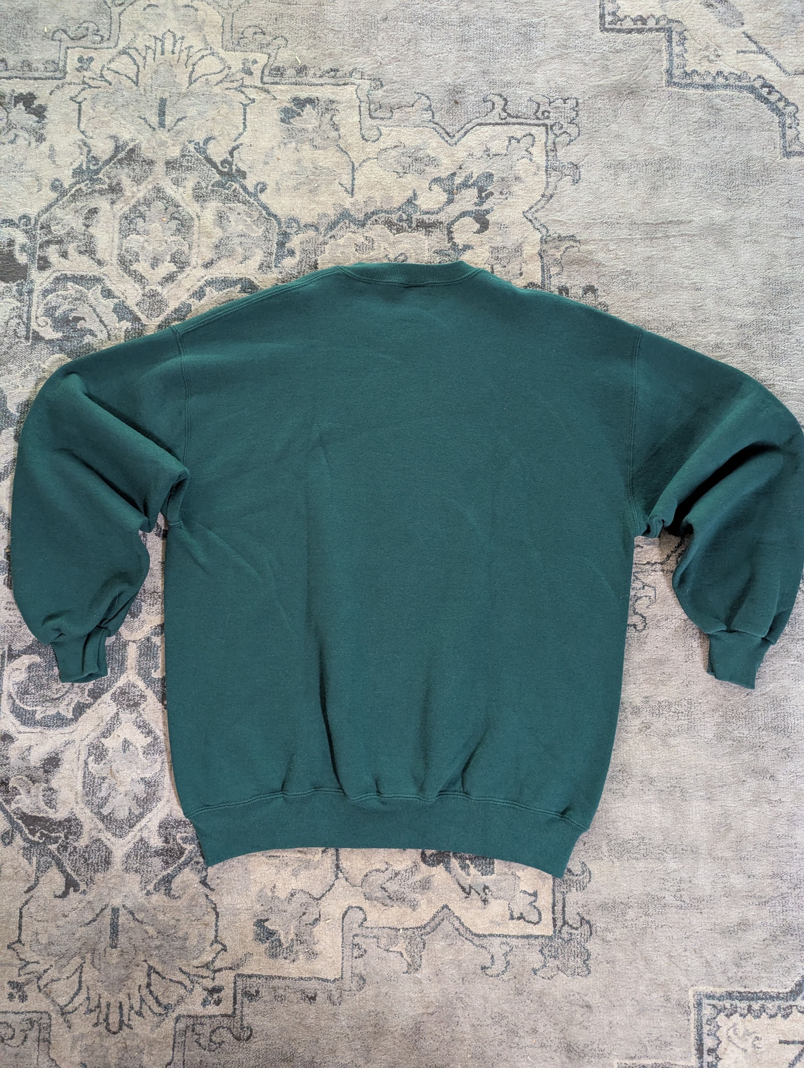 Russell Athletic Vintage Russel Athletic Green Crewneck 90s Size US XL / EU 56 / 4 - 3 Thumbnail