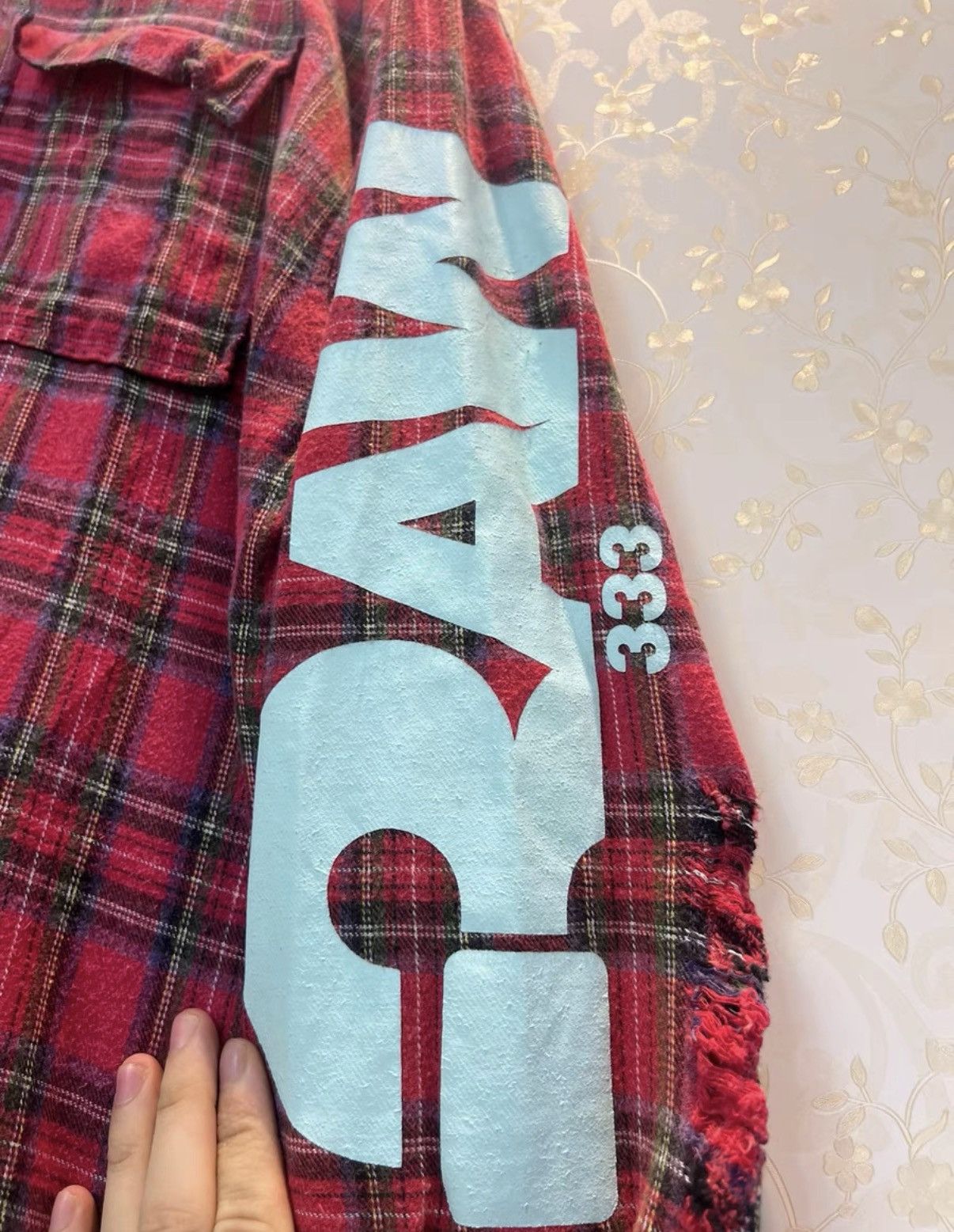 3MAN 3MAN0N RAW red plaid shirt Size US L / EU 52-54 / 3 - 2 Thumbnail