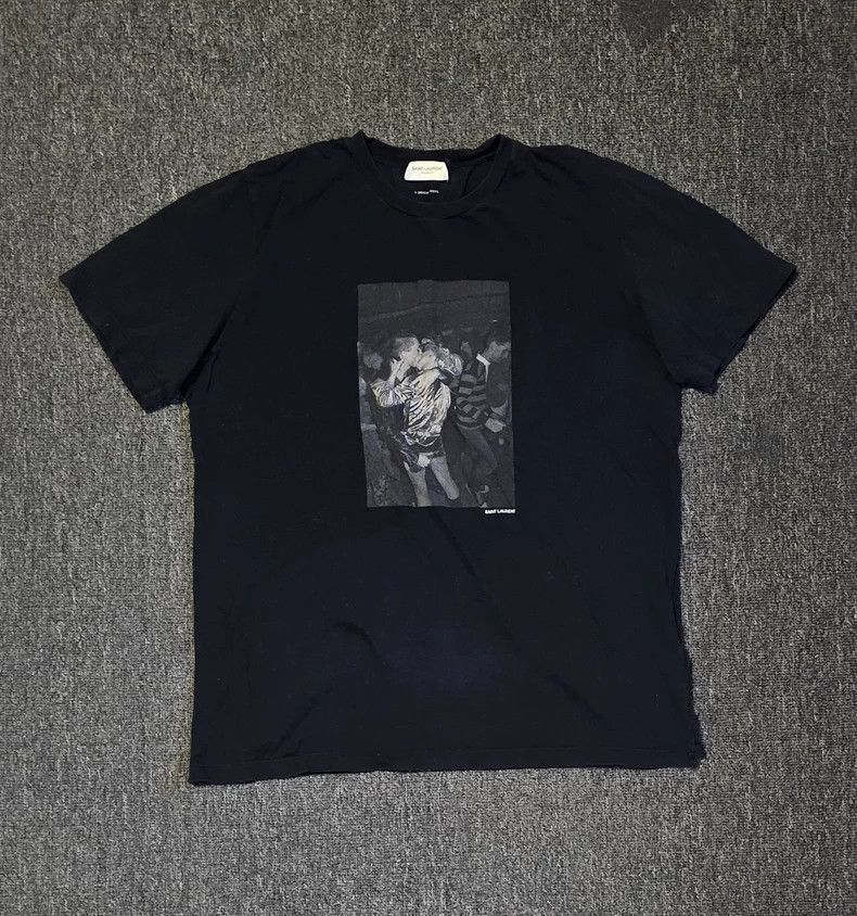 Saint Laurent Short Sleeve Graphic T-Shirt-yf