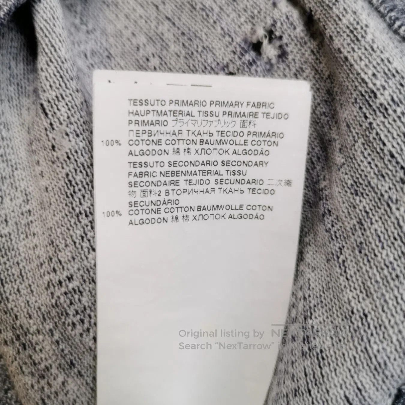 Maison Margiela Maison Margiela Cotton Pattern Sweatshirt S. Size US S / EU 44-46 / 1 - 8 Thumbnail