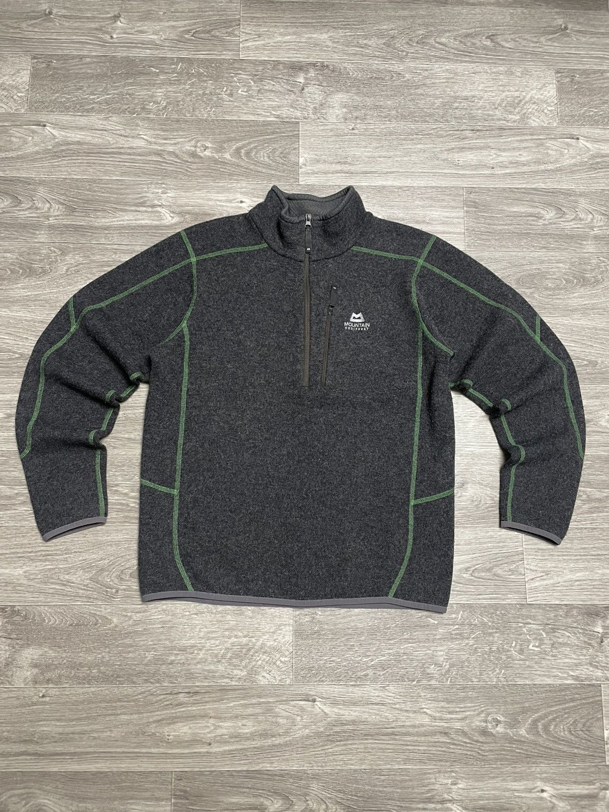 Mountain Equipment Vintage Mountain Equipment Men's Chamonix Half Zip Sweater Size US L / EU 52-54 / 3 - 1 Thumbnail