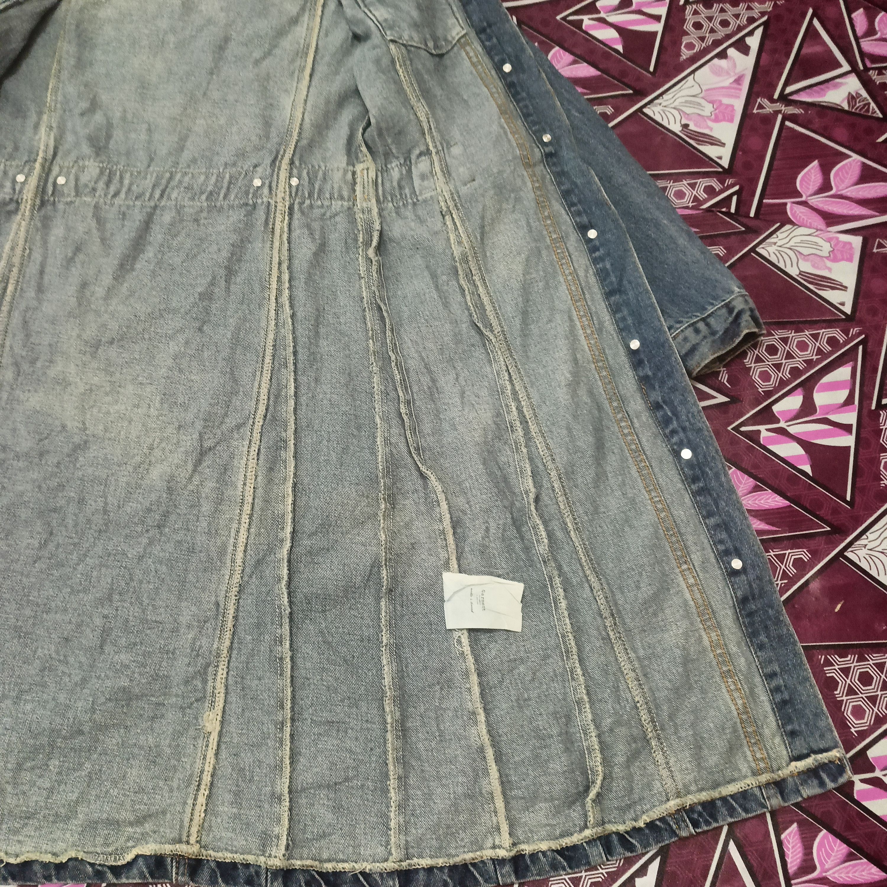If Six Was Nine Garment Document Denim Long Jacket Button Size S / US 4 / IT 40 - 12 Thumbnail