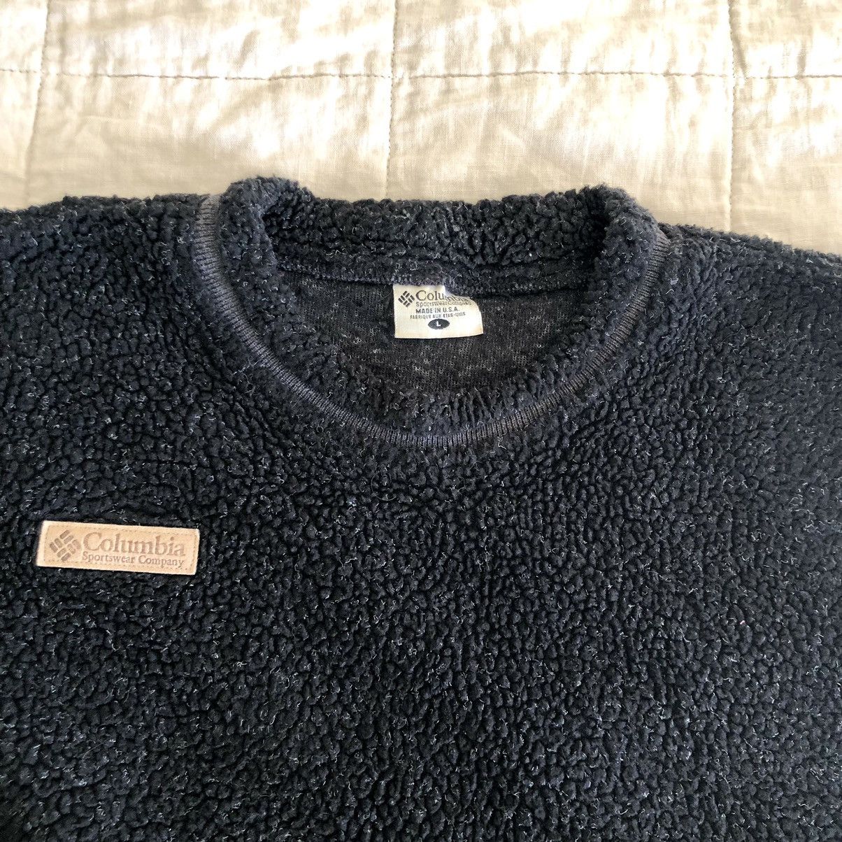 Columbia × Vintage Vintage 1990s mens COLUMBIA long sleeved, charcoal fleece L Size US L / EU 52-54 / 3 - 3 Thumbnail