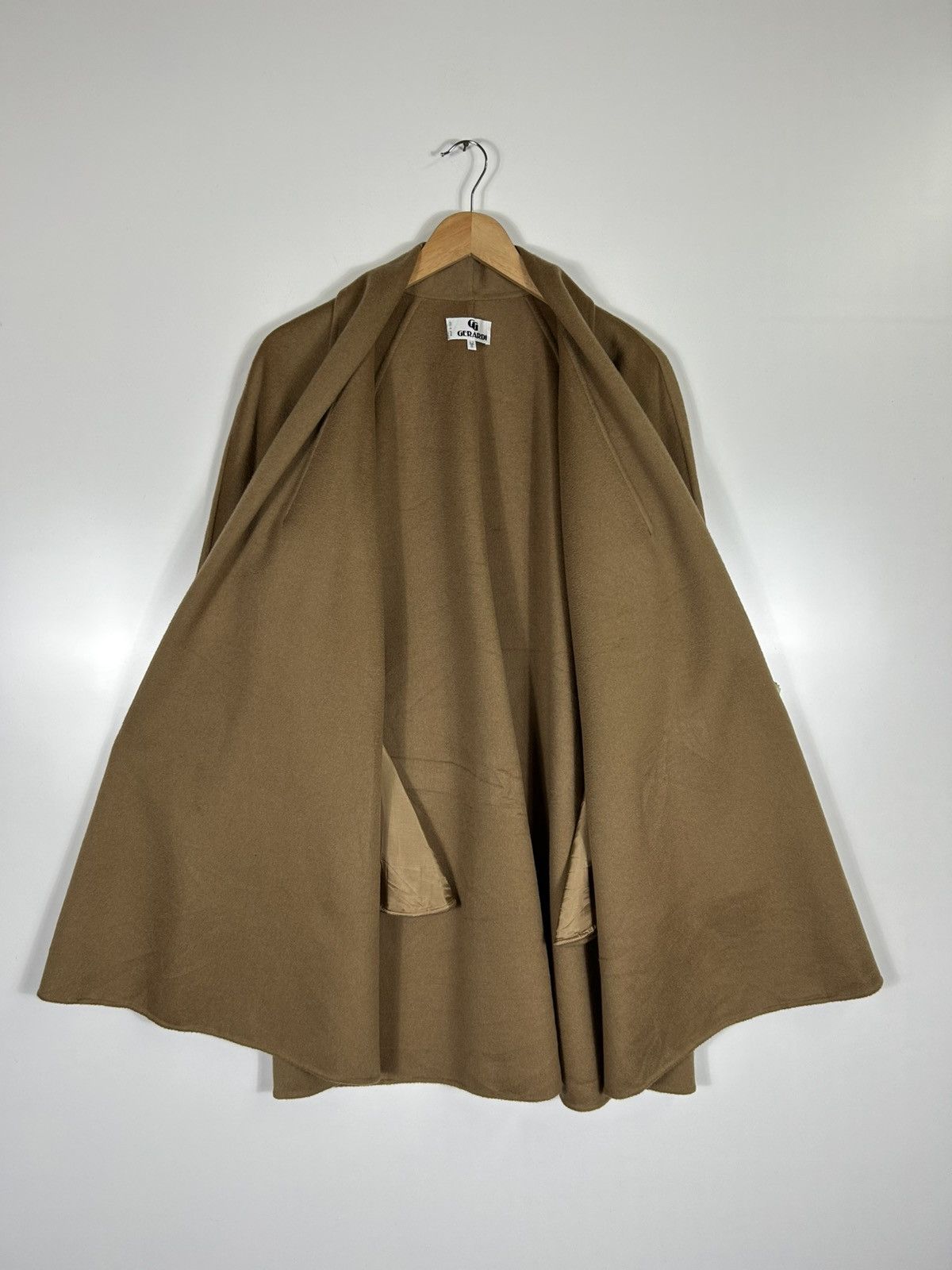 Designer ⚡️Vintage Gerardi Italy Cashmere Buttonless Jacket Size M / US 6-8 / IT 42-44 - 11 Thumbnail