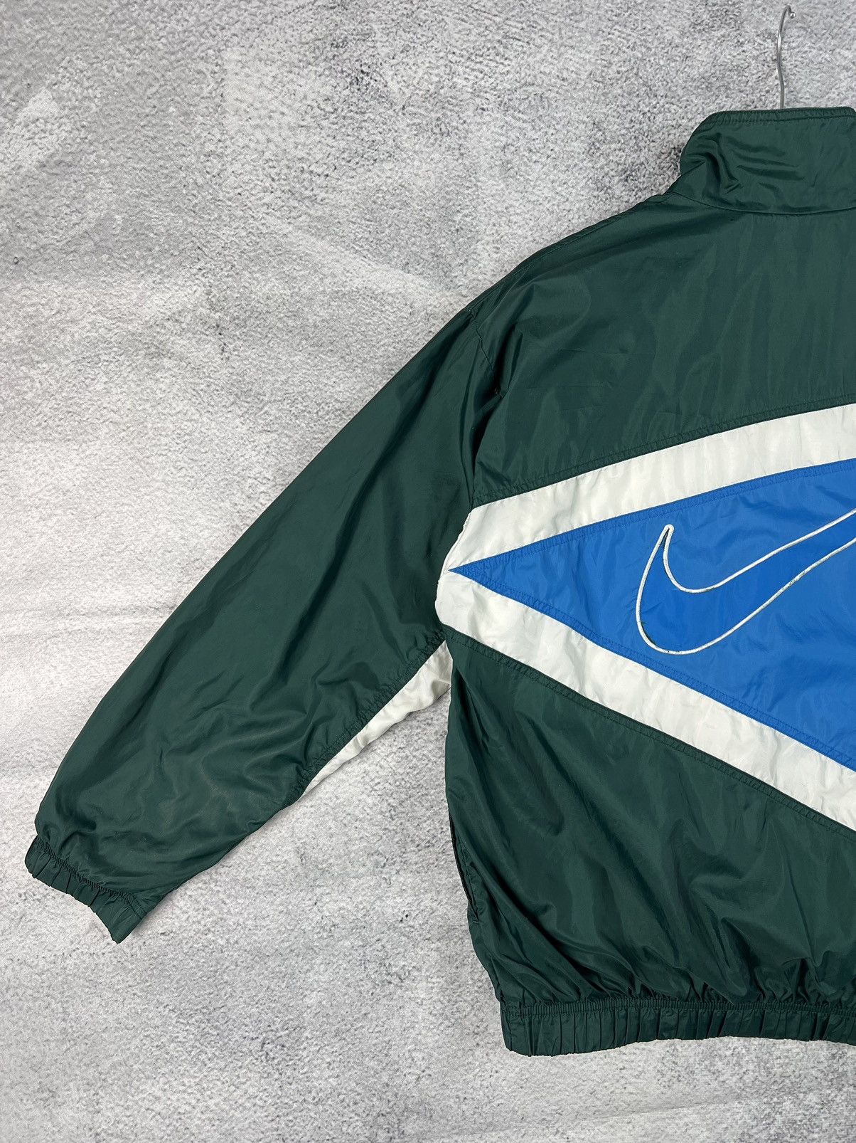 Nike × Vintage Vintage Nike big swoosh logo full zip Size US M / EU 48-50 / 2 - 10 Thumbnail