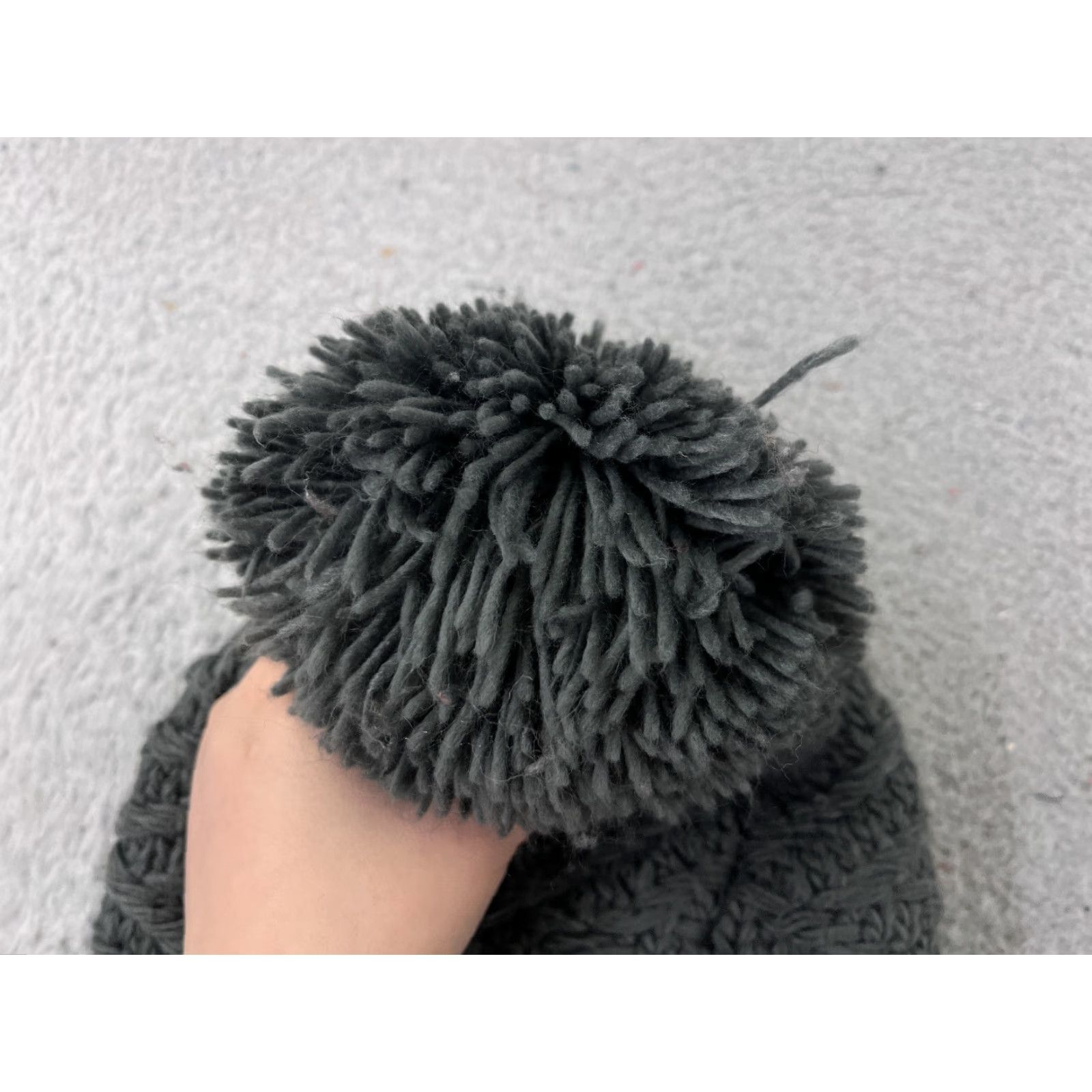 Vintage Minicci Beanie Beanie Womens One Size Gray Knit Zig Zag 100% Acrylic Winter Ski Outdoor Hat Mens Womens Size ONE SIZE - 2 Thumbnail