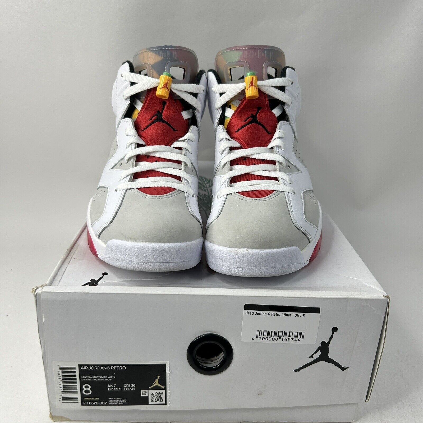 Nike Nike Shoes Air Jordan 6 Retro “Hare" 2024 Size US 8 / EU 41 - 2 Thumbnail