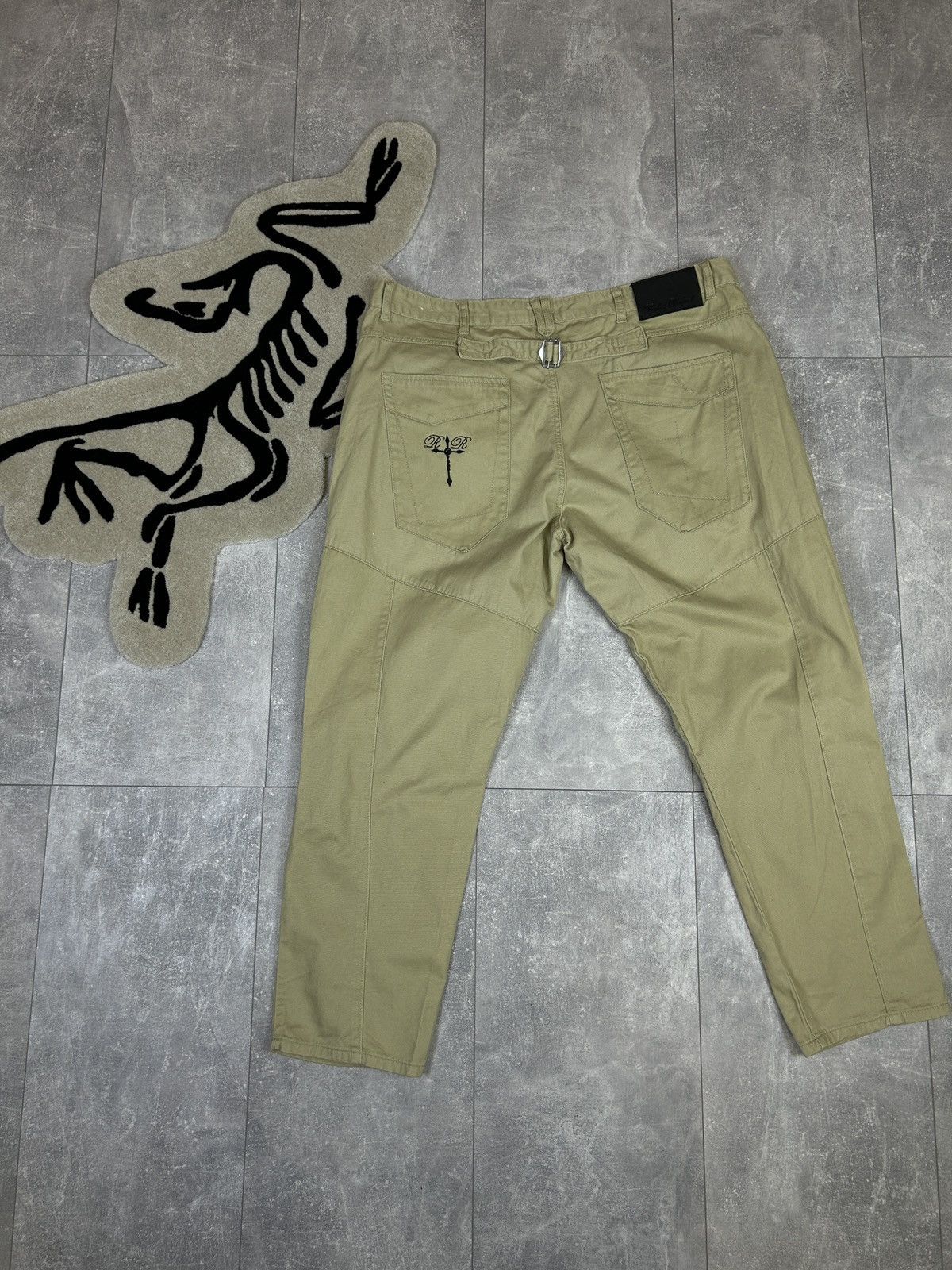 New Rock × Rock Revival × Vintage ‼️VINTAGE ROCK REVIVAL ARCHIVAL LOGO CROSS USA DESIGN JEANS‼️ Size US 36 / EU 52 - 19 Thumbnail