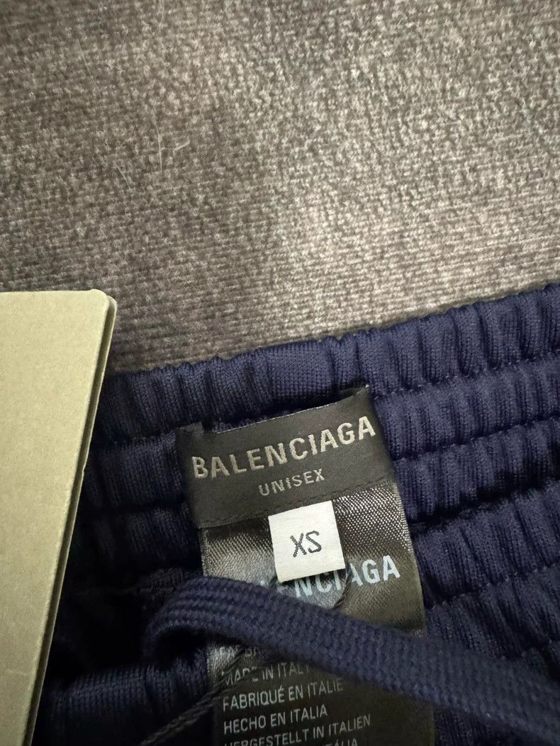 Balenciaga Balenciaga size XS Grey Blue Double Waist Stretch Logo Spo Size US 27 - 4 Thumbnail
