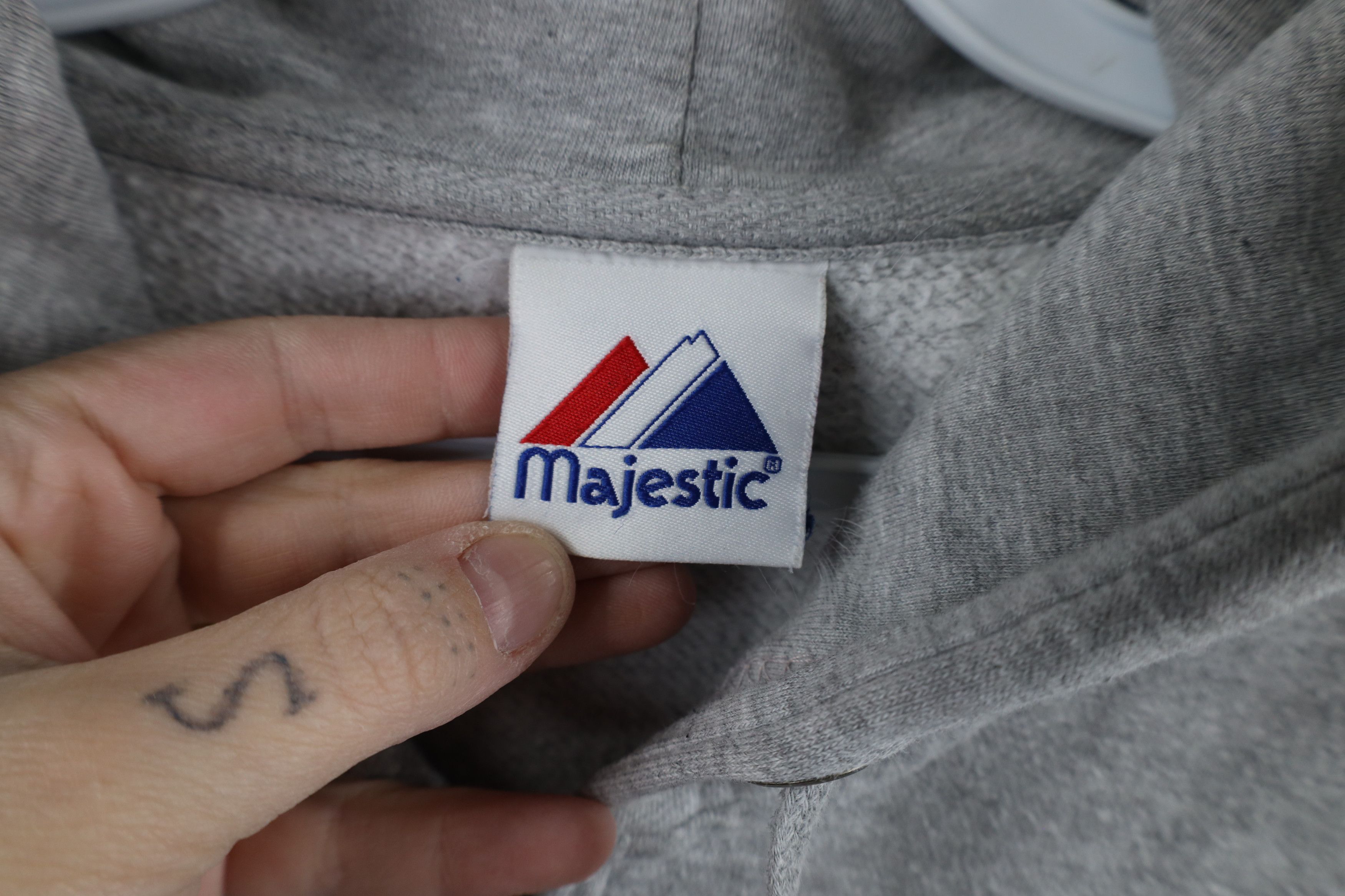 Majestic × Vintage Vintage Y2K Majestic Detroit Tigers Baseball Full Zip Hoodie Size US L / EU 52-54 / 3 - 4 Thumbnail