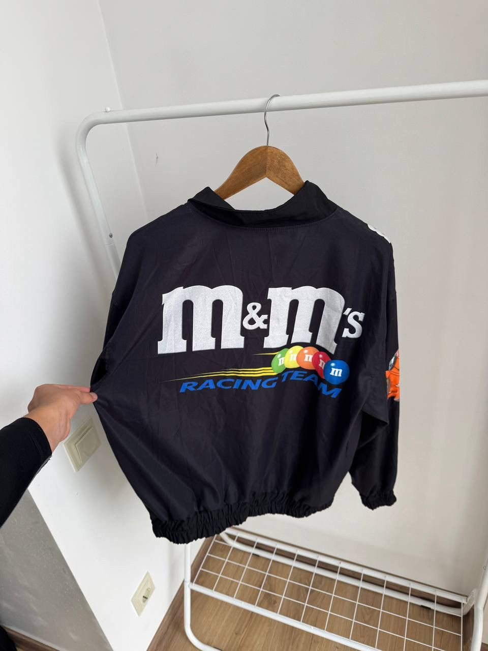 NASCAR NASCAR 2000 M&Ms VINTAGE RACING TEAM BOMBER JACKET Y2K Sz M Size US M / EU 48-50 / 2 - 6 Thumbnail