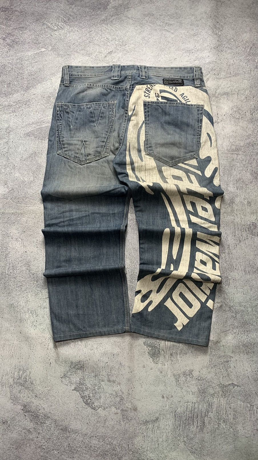 Japanese Brand Y2k UNIQUE DENIM by REAL VOICE Size US 34 / EU 50 - 5 Thumbnail
