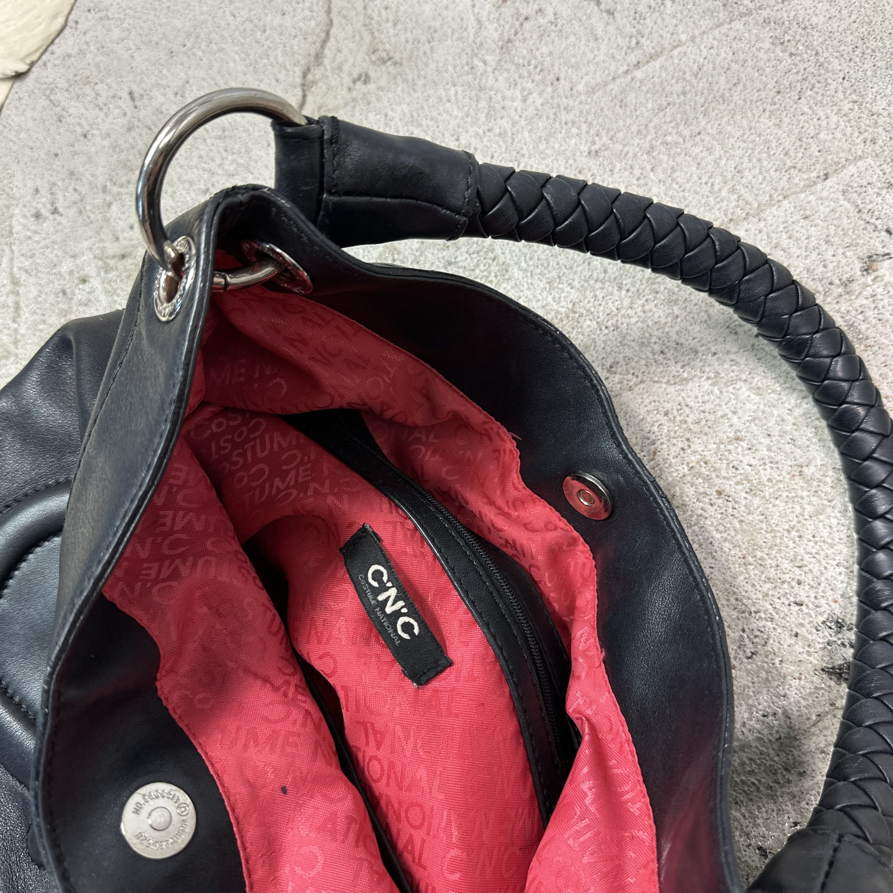 Costume National Vintage Leather Hobo CNC Costume National Bag Y2K Size ONE SIZE - 6 Thumbnail