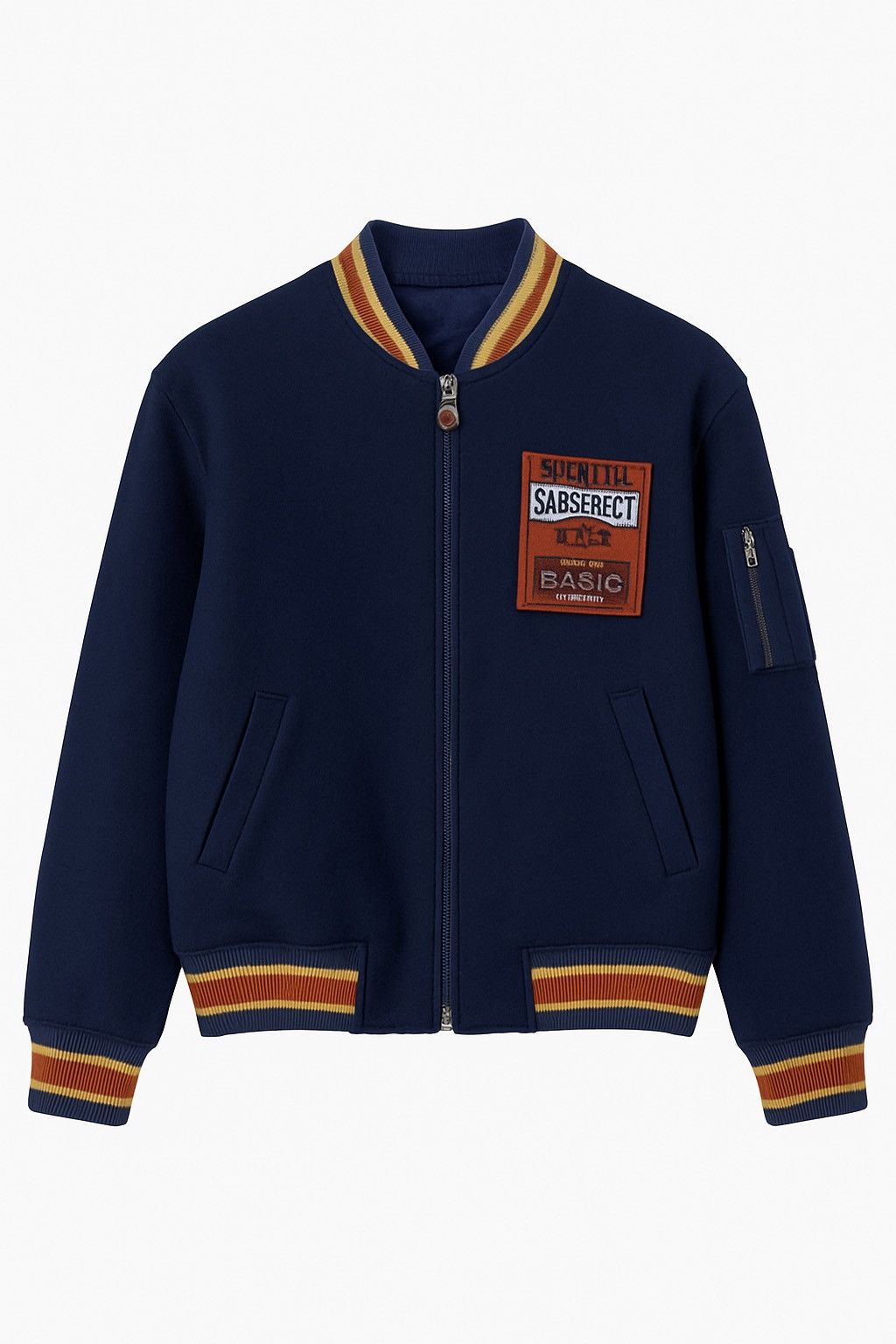Japanese Brand Vintage SAB STREET Navy Bomber Jacket Japan Streetwear Style Size US M / EU 48-50 / 2 - 2 Thumbnail
