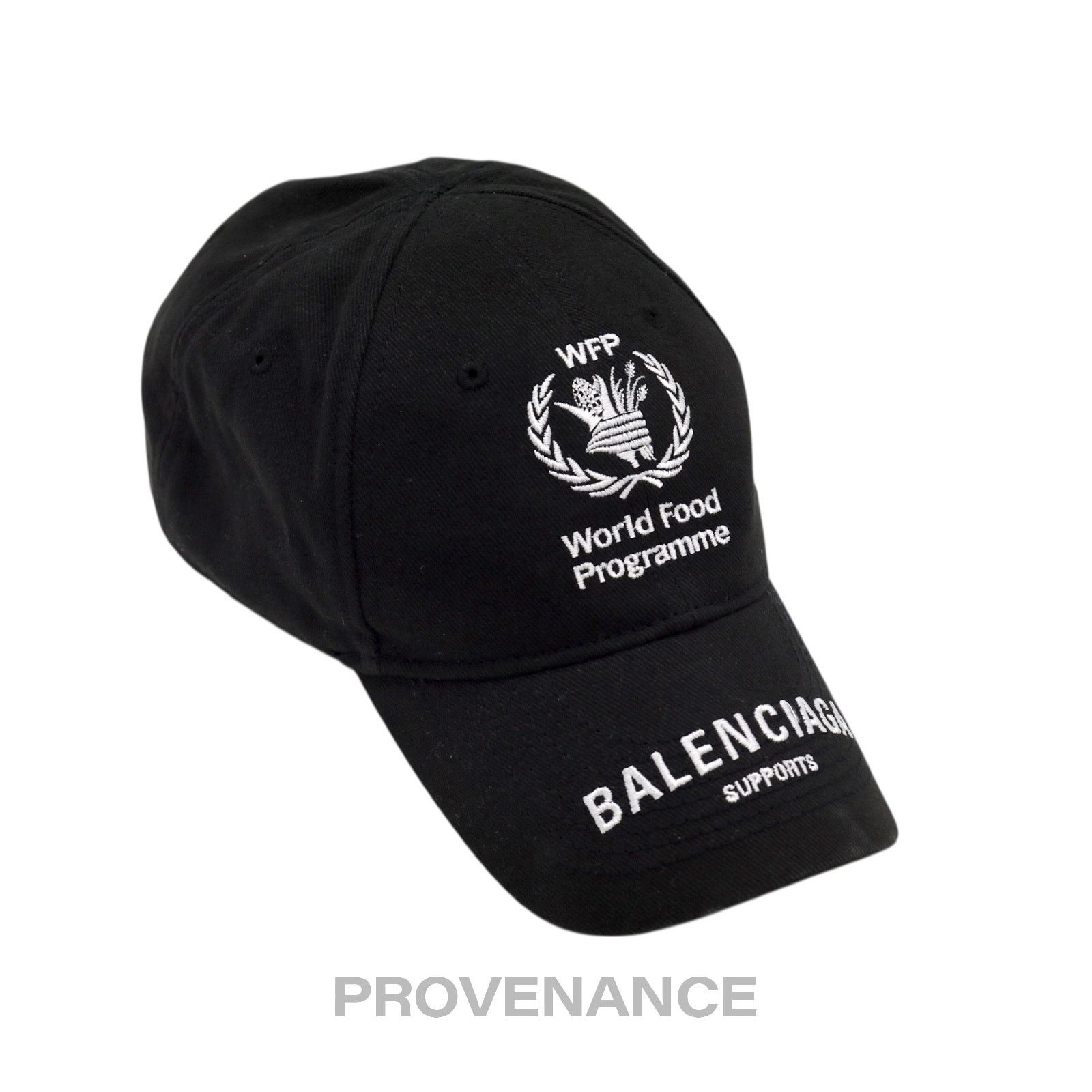 Balenciaga 🔴 Balenciaga WFP World Food Programme Cap - Black White Size ONE SIZE - 3 Thumbnail