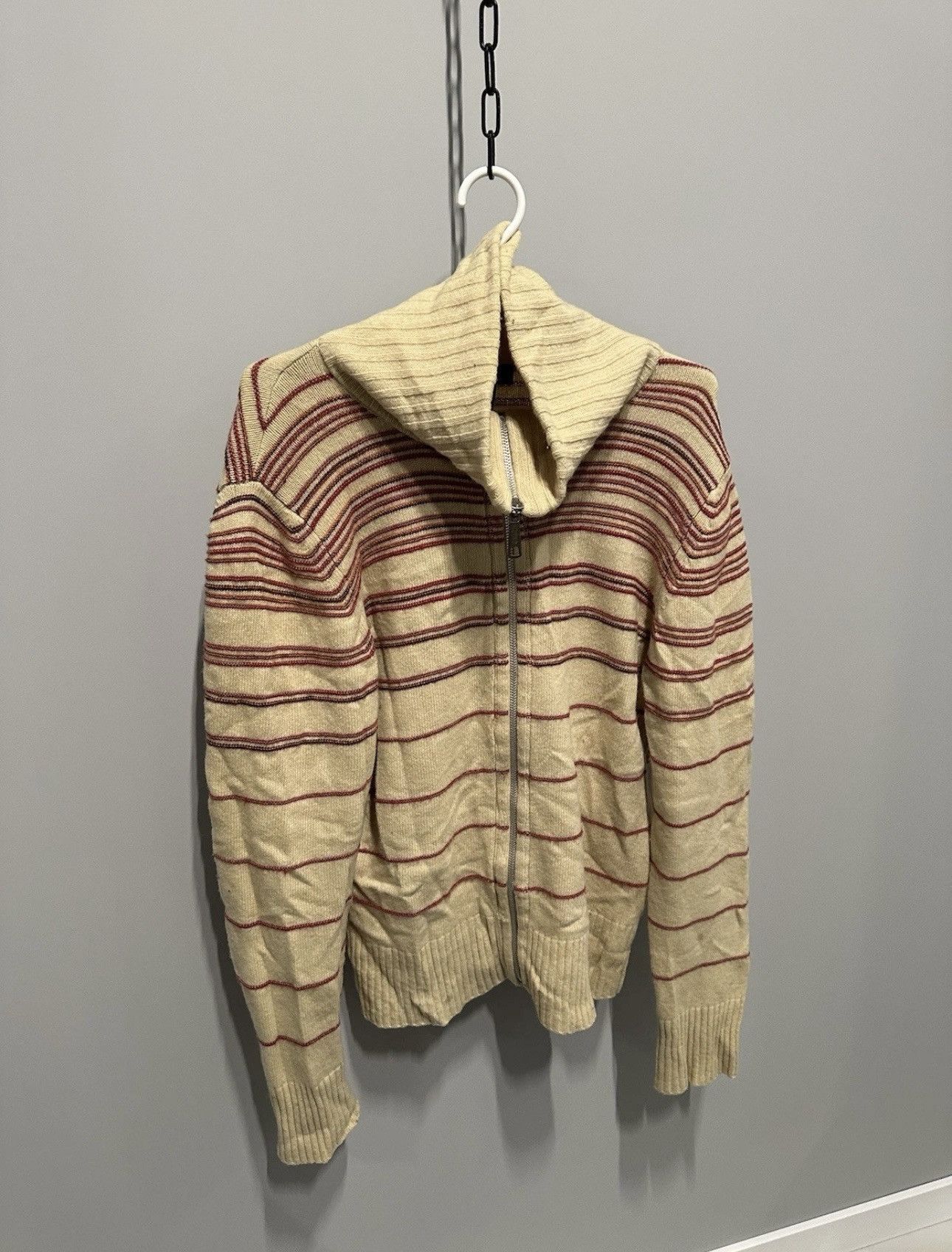 Diesel Diesel Vintage Wool Sweater Full Zip Japan Style Y2K Size US L / EU 52-54 / 3 - 1 Thumbnail