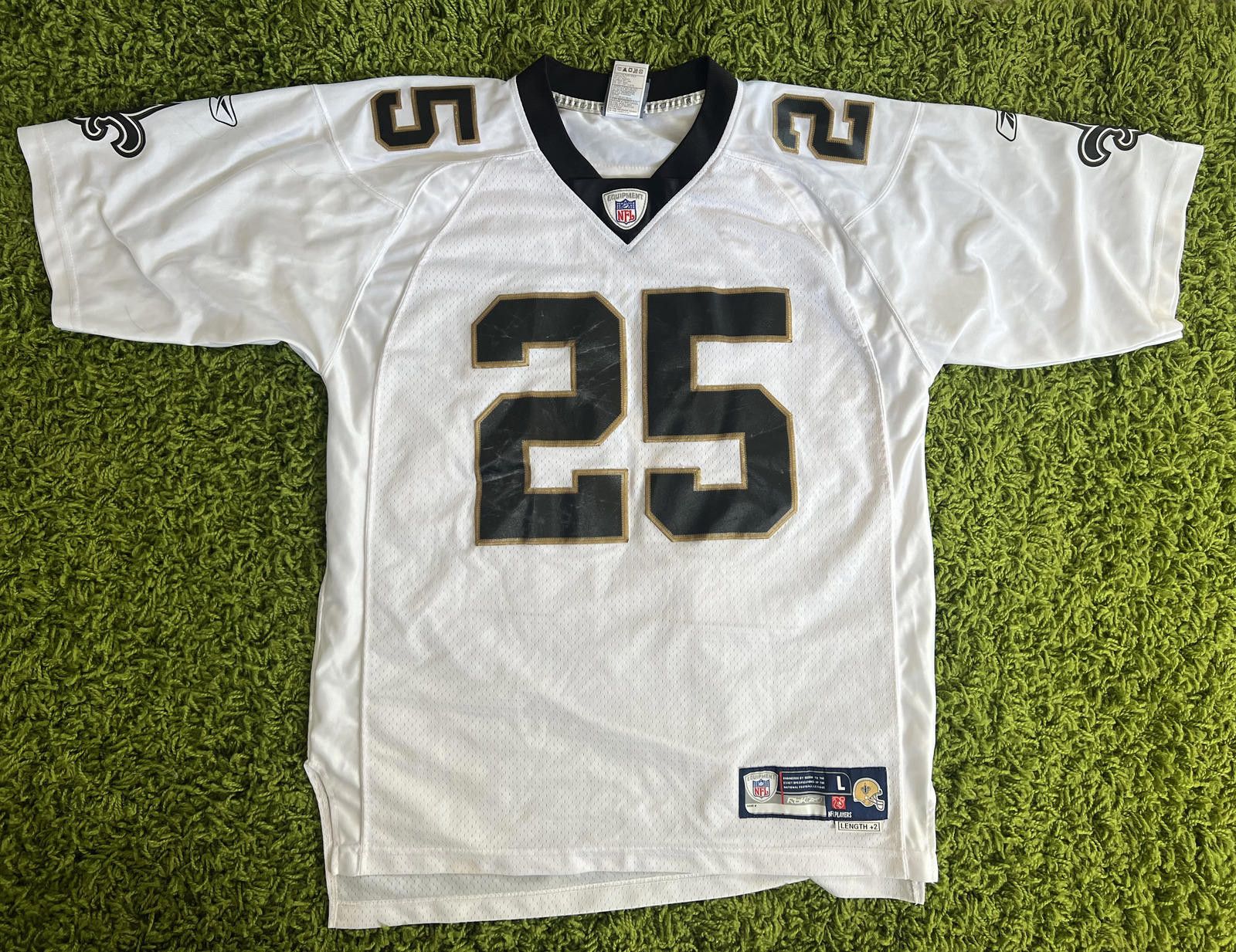 Reebok Reggie Bush Authentic NFL Reebok New Orleans Saints Jersey Size US L / EU 52-54 / 3 - 1 Thumbnail