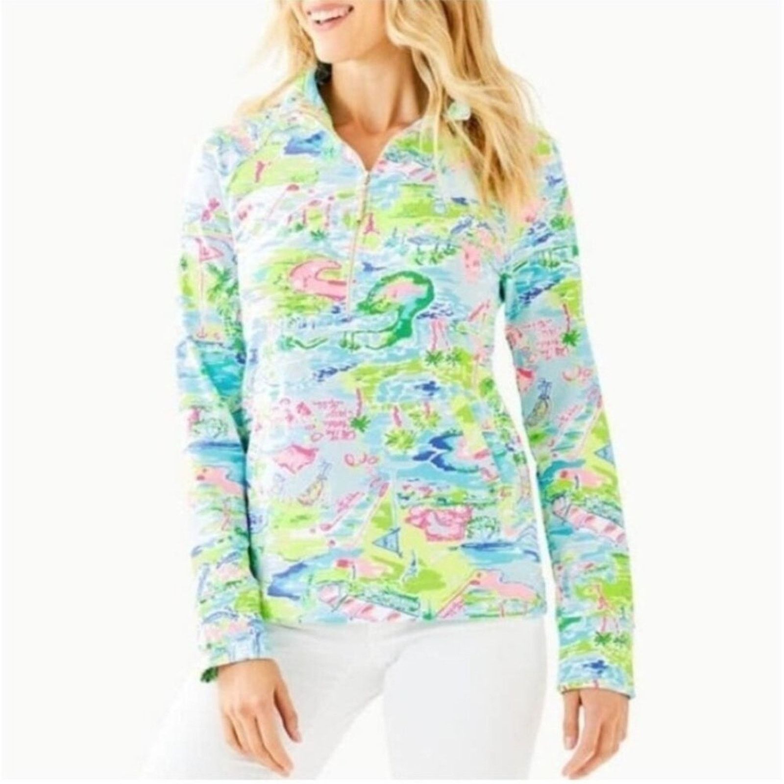 Lilly Pulitzer Lilly Pulitzer Popover Honda Classic Medium Like New Size M / US 6-8 / IT 42-44 - 1 Thumbnail