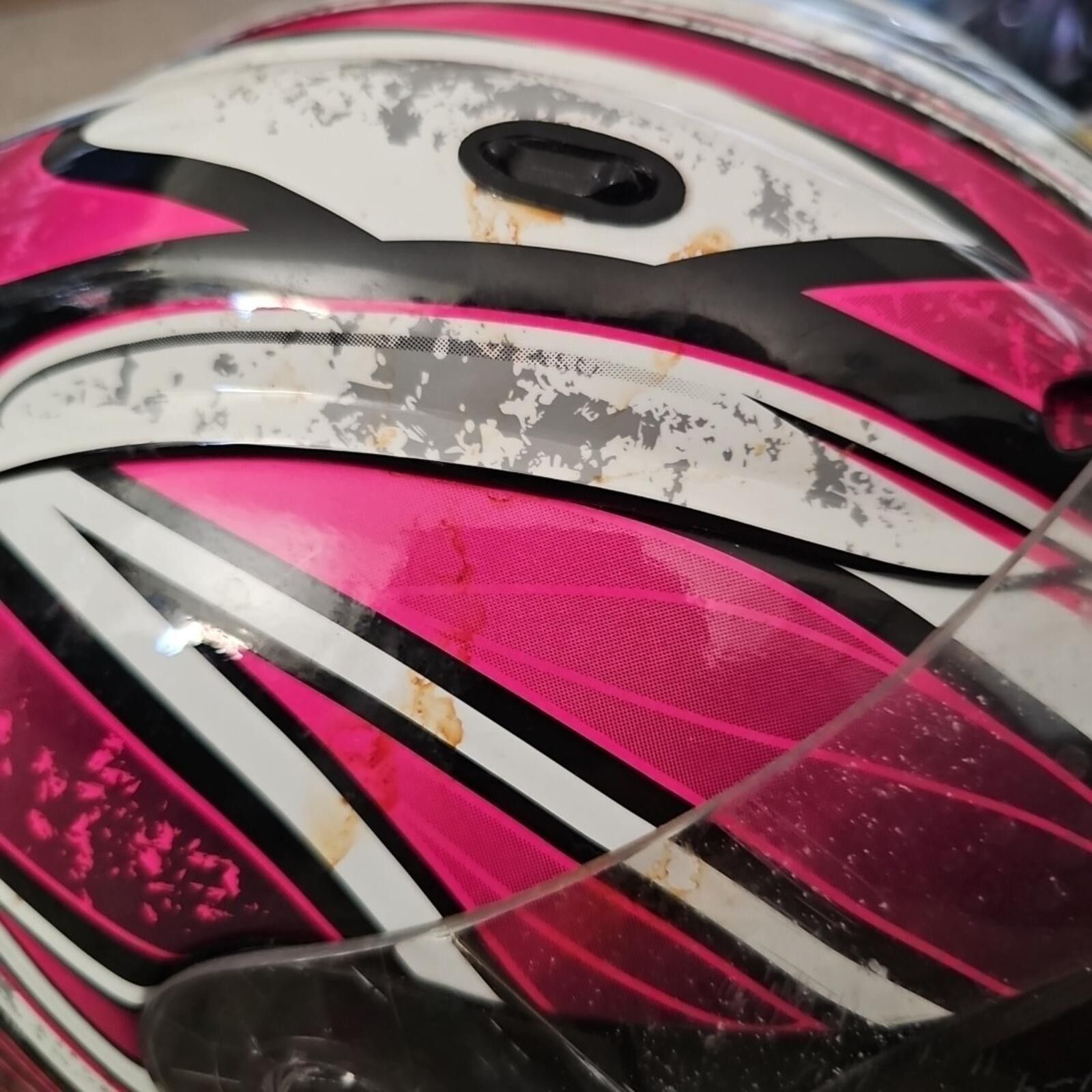 Rider Boot Co. Raider Octane Full Facemask Helmet L Pink A-683 Size ONE SIZE - 2 Thumbnail