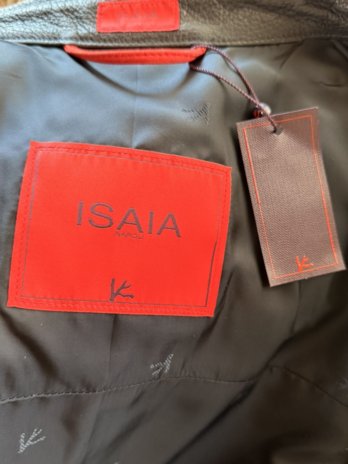 Isaia Napolii New ISAIA NAPOLI Men Deerskin Leather Shirt Jacket Overshirt Size US M / EU 48-50 / 2 - 5 Thumbnail