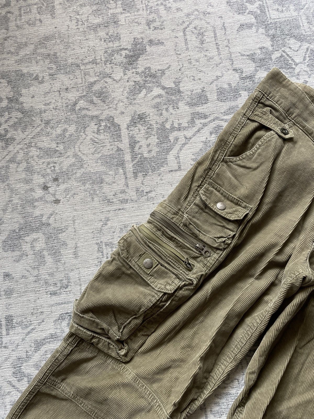 Polo Ralph Lauren Vintage Polo Ralph Lauren Cargo Pants Velvet Corduroy Army Size US 32 / EU 48 - 5 Thumbnail