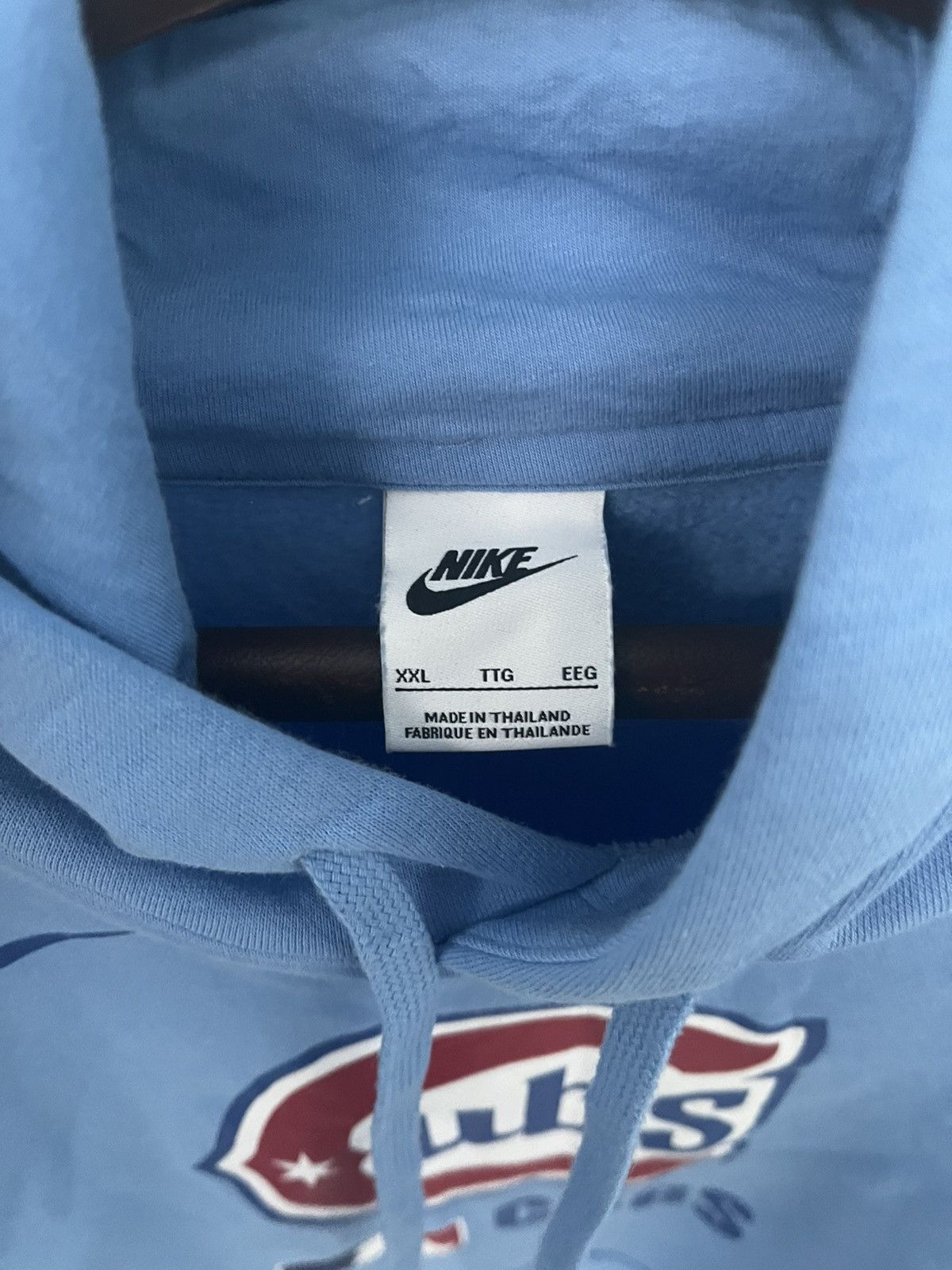 Nike Chicago Cubs Hoodie Size US XXL / EU 58 / 5 - 2 Thumbnail