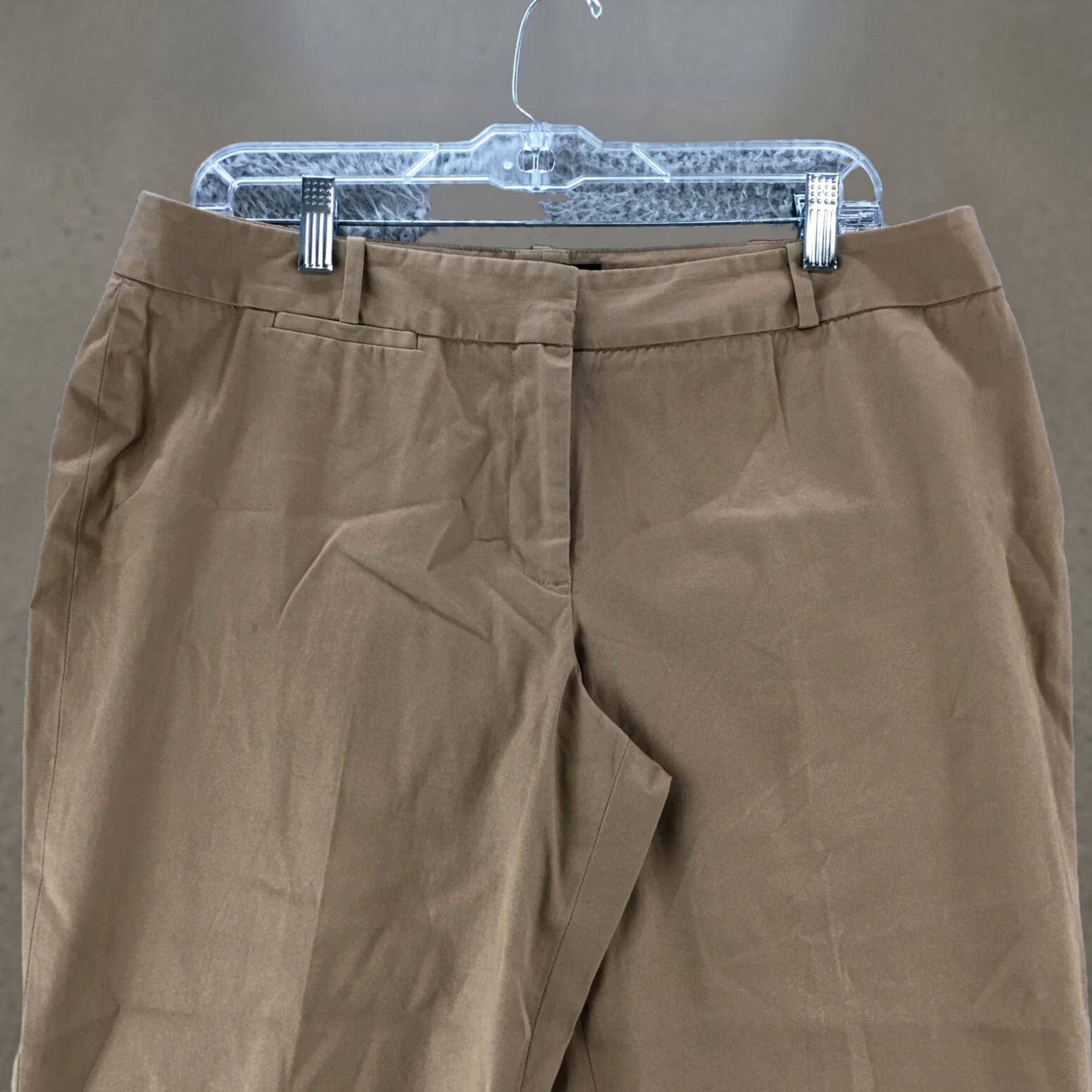 Talbots Talbots Signature Capri Cropped Pants Womens 12P Beige Mid Rise Zip Fly Casual Size 34" / US 12 / IT 48 - 1 Thumbnail