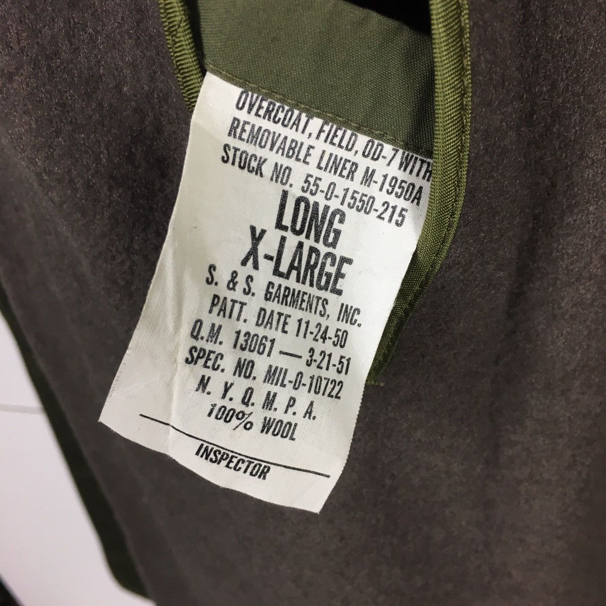 Vintage Vintage Military 50s Inspector Overcoat Size US XL / EU 56 / 4 - 13 Thumbnail