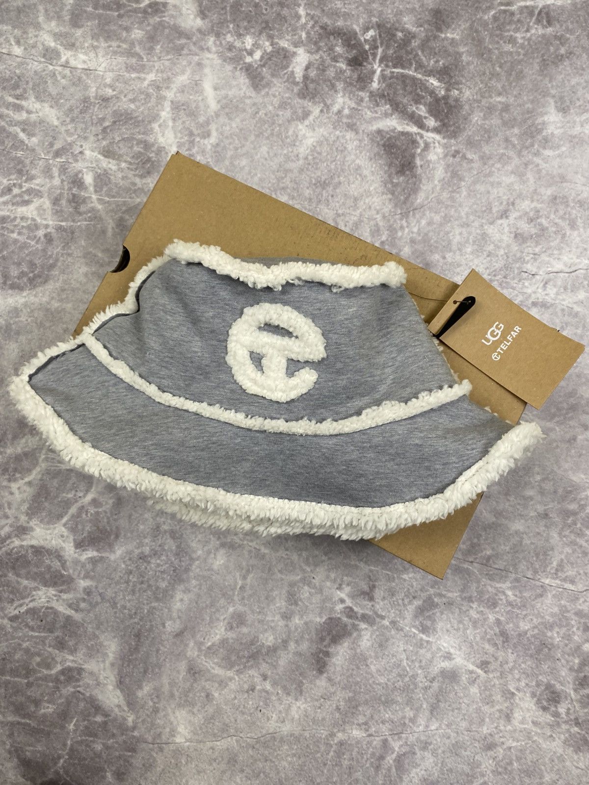 Telfar × Ugg Ugg x Telfar Grey Bucket Hat New Without Tag Size ONE SIZE - 1 Thumbnail