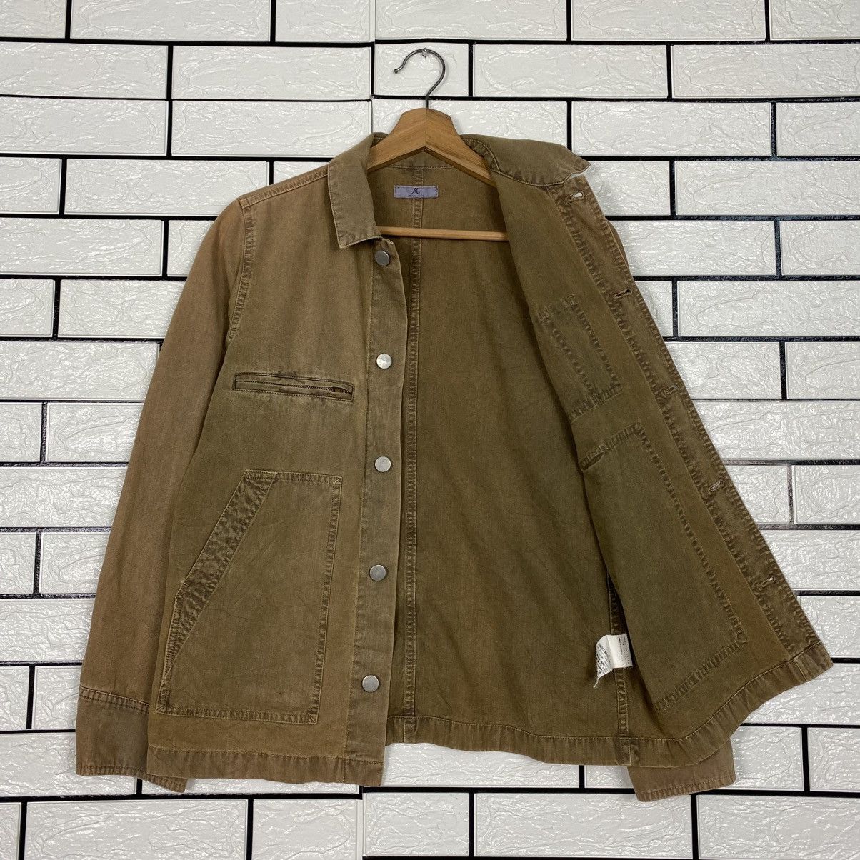 Japanese Brand 📌Vintage Hickory Chore Jacket Majestic Lagon Issey Miyake Size US M / EU 48-50 / 2 - 12 Thumbnail