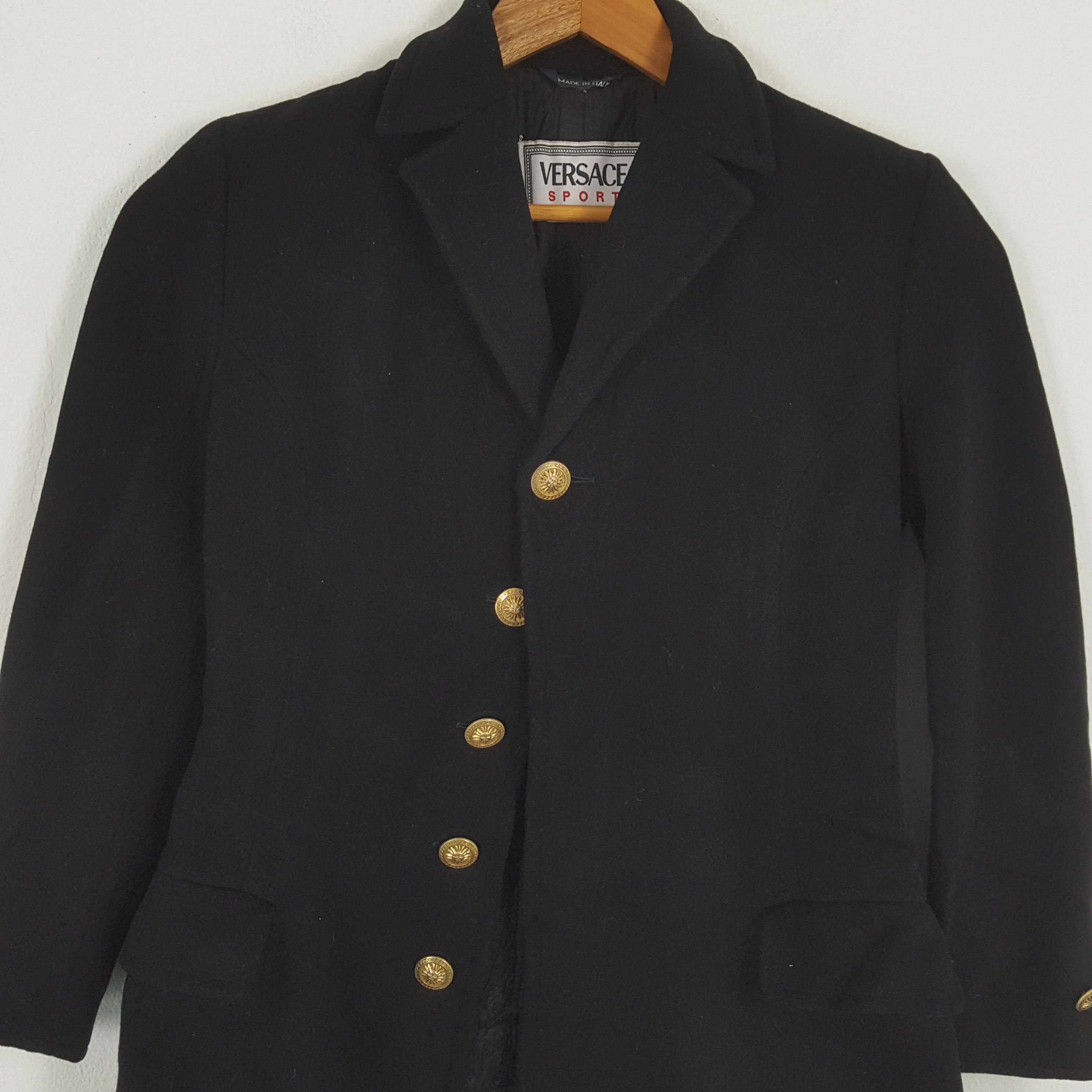 Versace × Vintage Vintage VERSACE SPORT Italian Fashion Brand Jacket Size S / US 4 / IT 40 - 2 Thumbnail