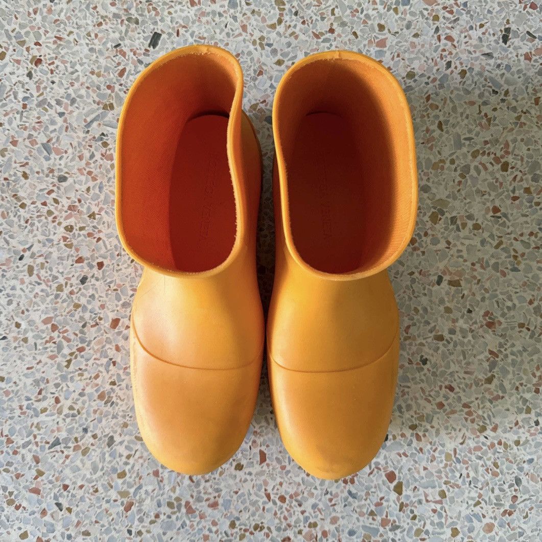Bottega Veneta Puddle Boots 'Tangerine' Size US 8.5 / EU 41-42 - 3 Thumbnail