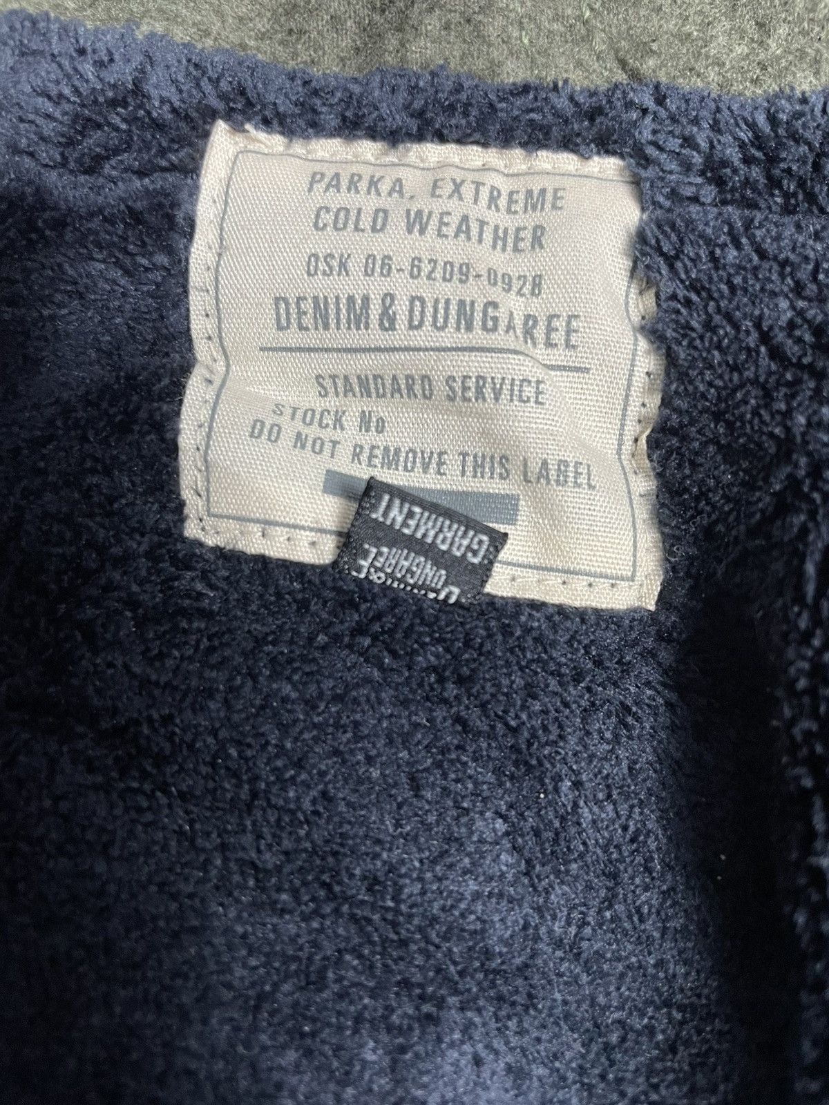 14th Addiction × Japanese Brand × Le Grande Bleu (L.G.B.) 2000’s Denim&Dungaree - Cyber Military Fur Jacket Size US M / EU 48-50 / 2 - 9 Thumbnail