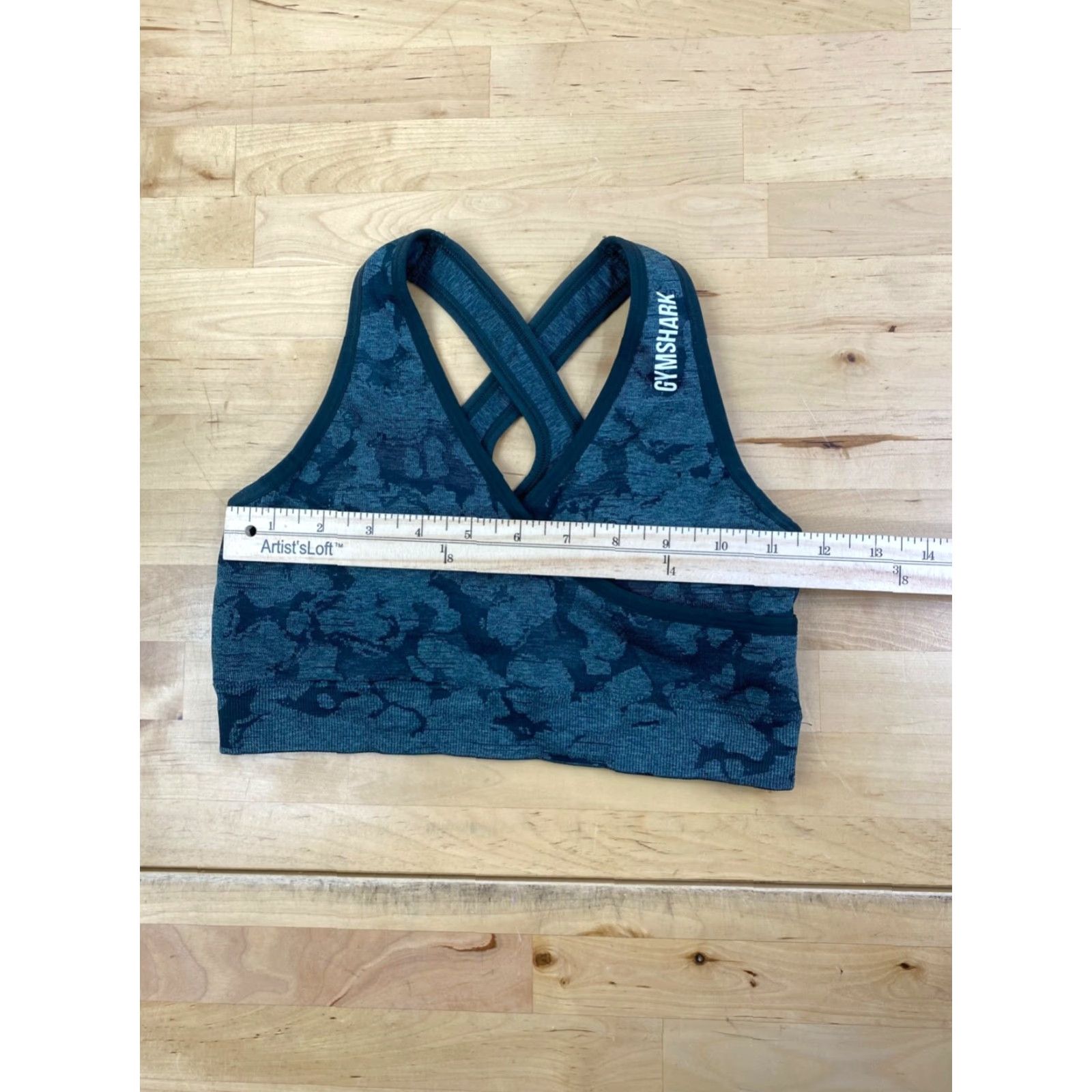 Gymshark GymShark Racerback Sports Bra Womens S Green Activewear Training 10961 Size ONE SIZE - 5 Thumbnail