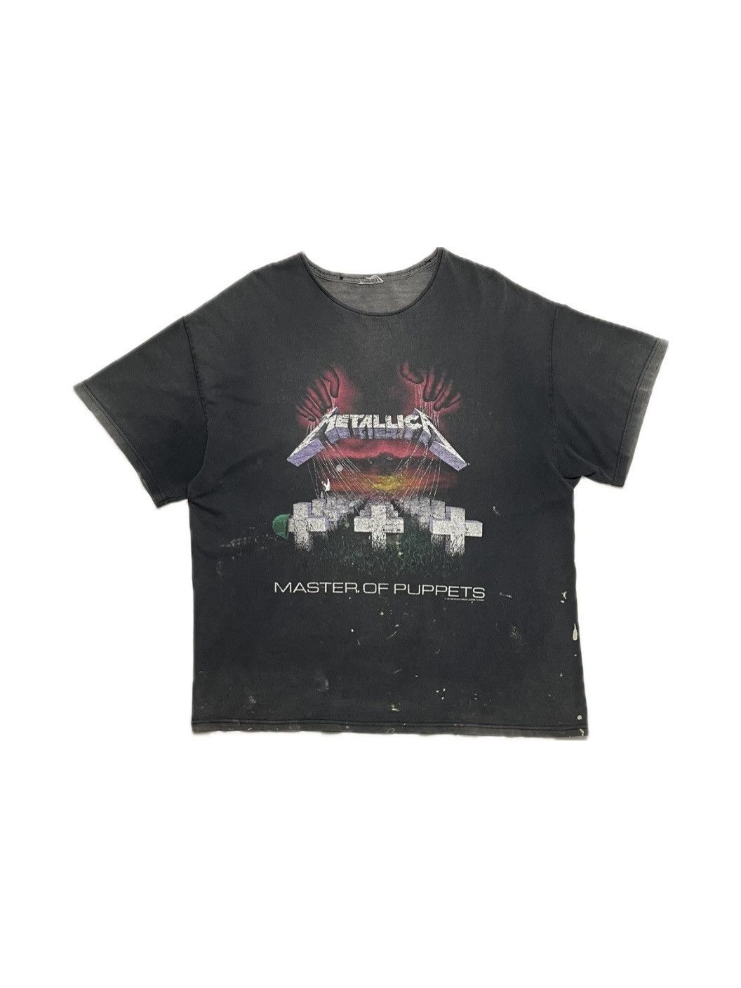 Metallica Vintage 1994 Metallica thrashed tour tee Size US L / EU 52-54 / 3 - 1 Thumbnail