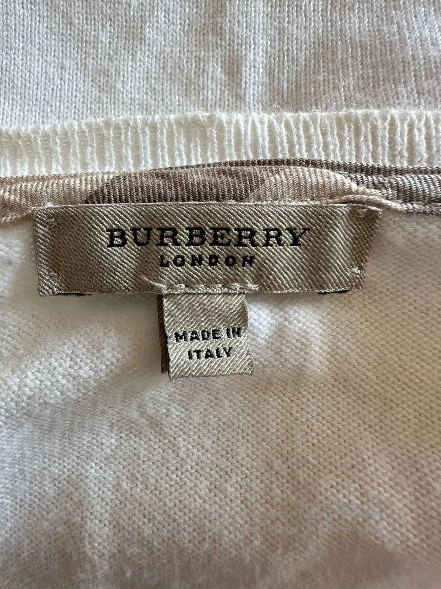 Burberry Burberry Women's White V. Size L / US 10 / IT 46 - 5 Thumbnail