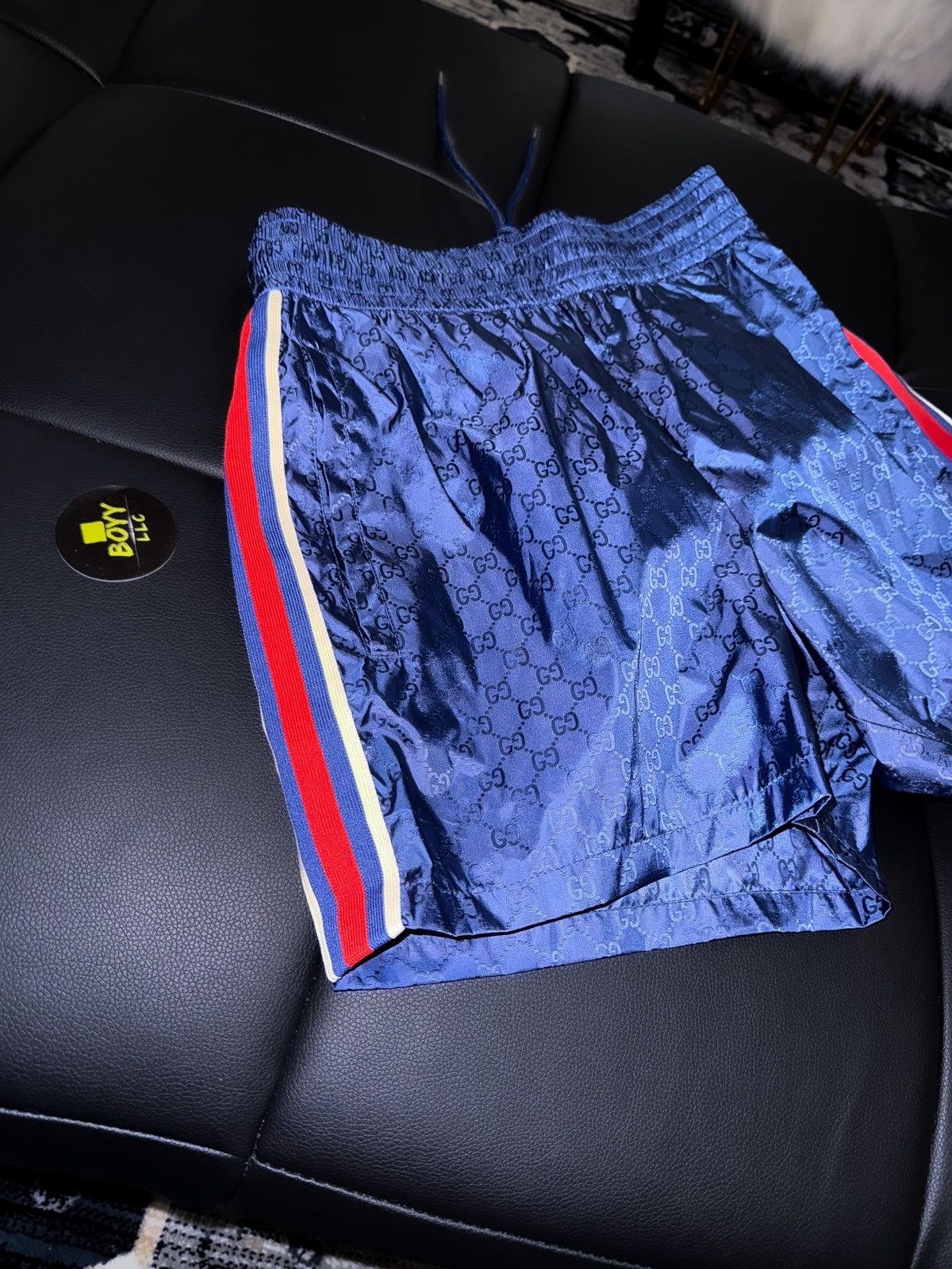 Gucci Gucci web swim shorts sz 46 Size US 31 - 4 Thumbnail
