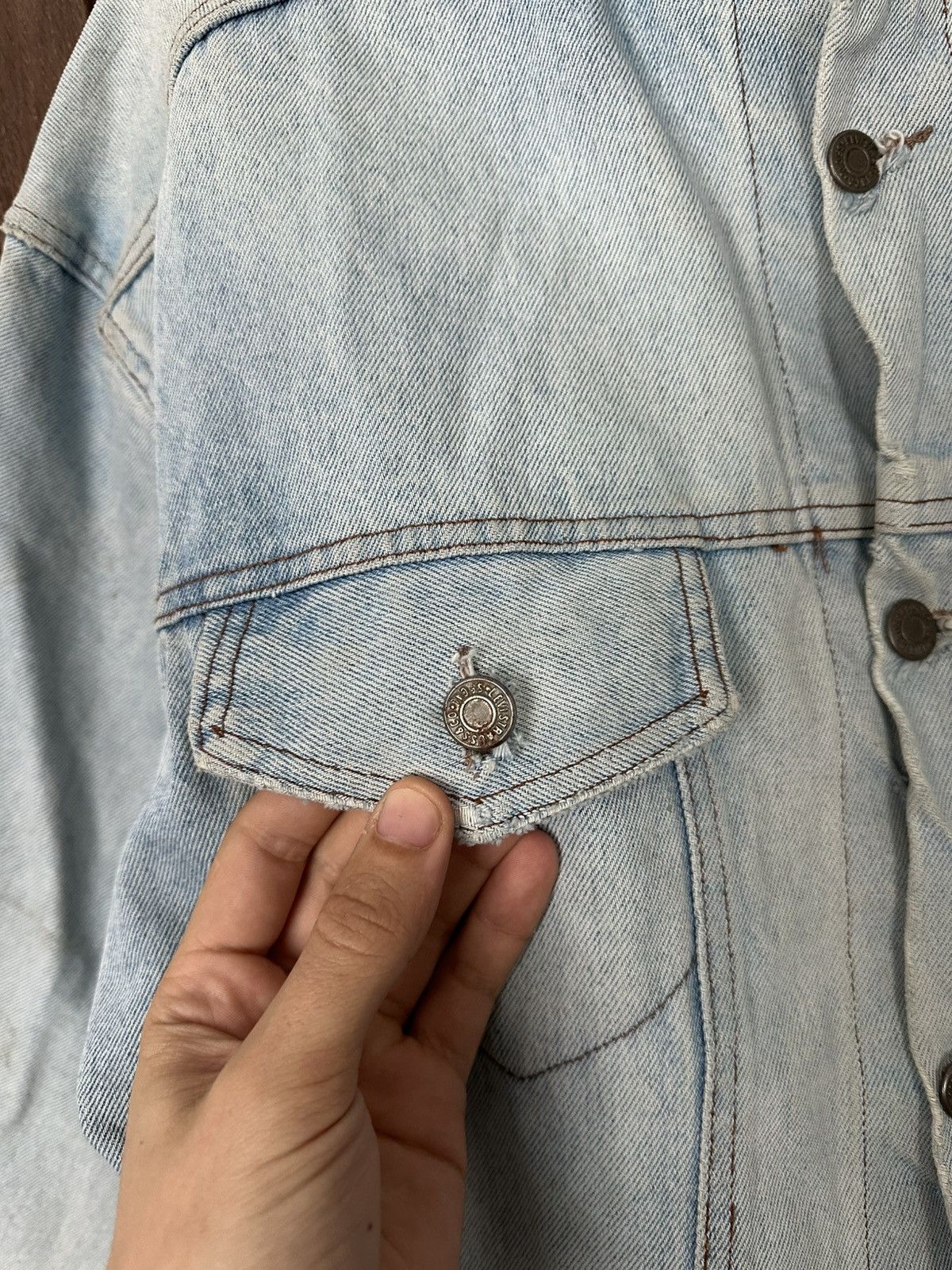 Levi's Levis Vintage Distressed Denim Jacket 50s 60s USA Size US S / EU 44-46 / 1 - 9 Thumbnail