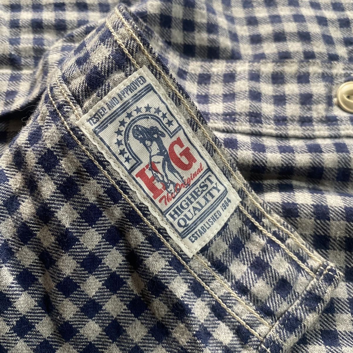 Hysteric Glamour Hysteric Glamour Gingham Double Pocket Chambray Size US S / EU 44-46 / 1 - 8 Thumbnail