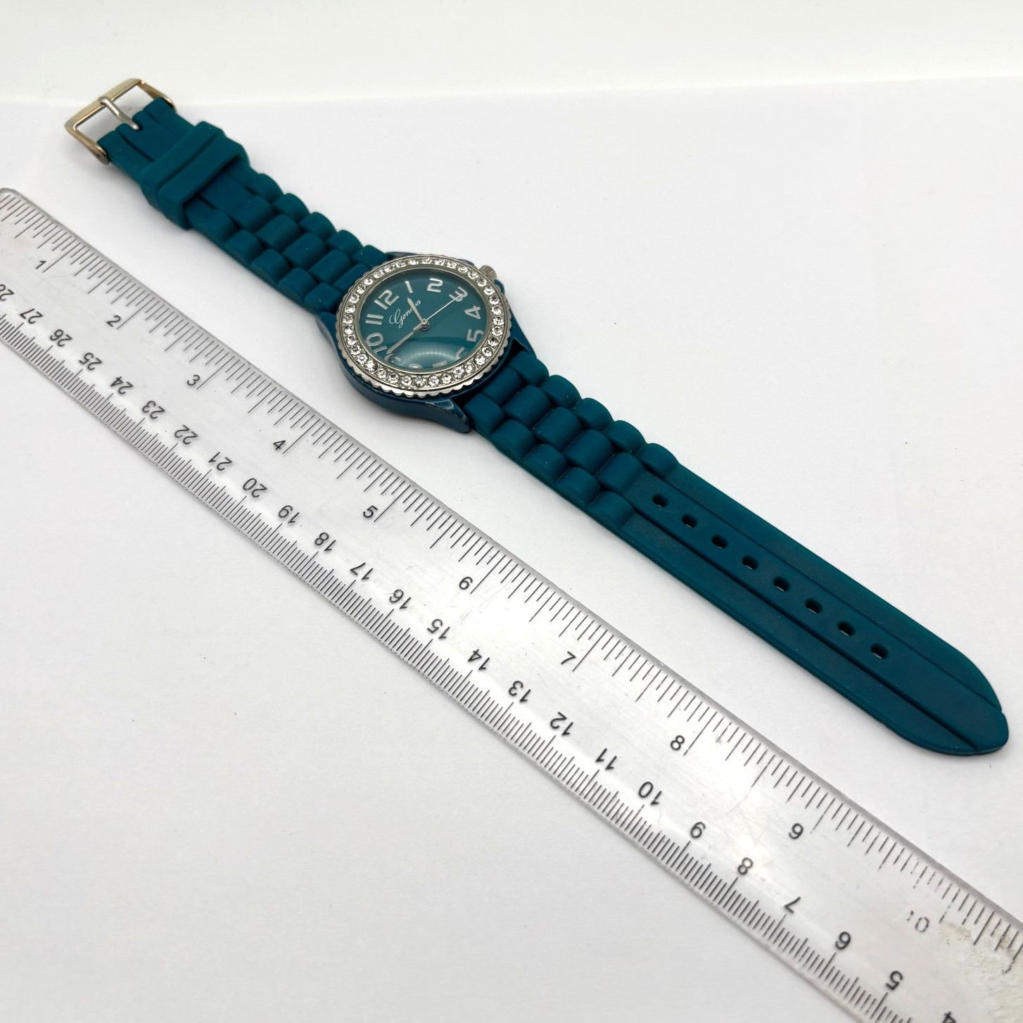 Geneva Silver & Blue Geneva Men's Watch Size ONE SIZE - 5 Thumbnail