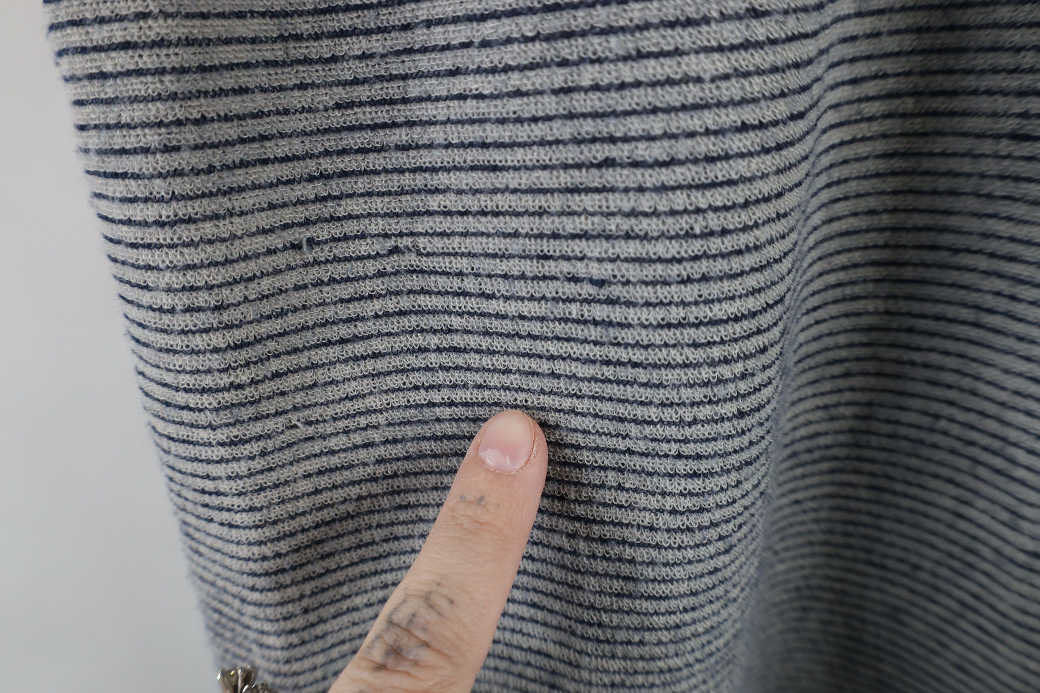 Vintage Vintage 90s Streetwear Cloth Striped Half Zip Collared Polo Size US M / EU 48-50 / 2 - 6 Thumbnail