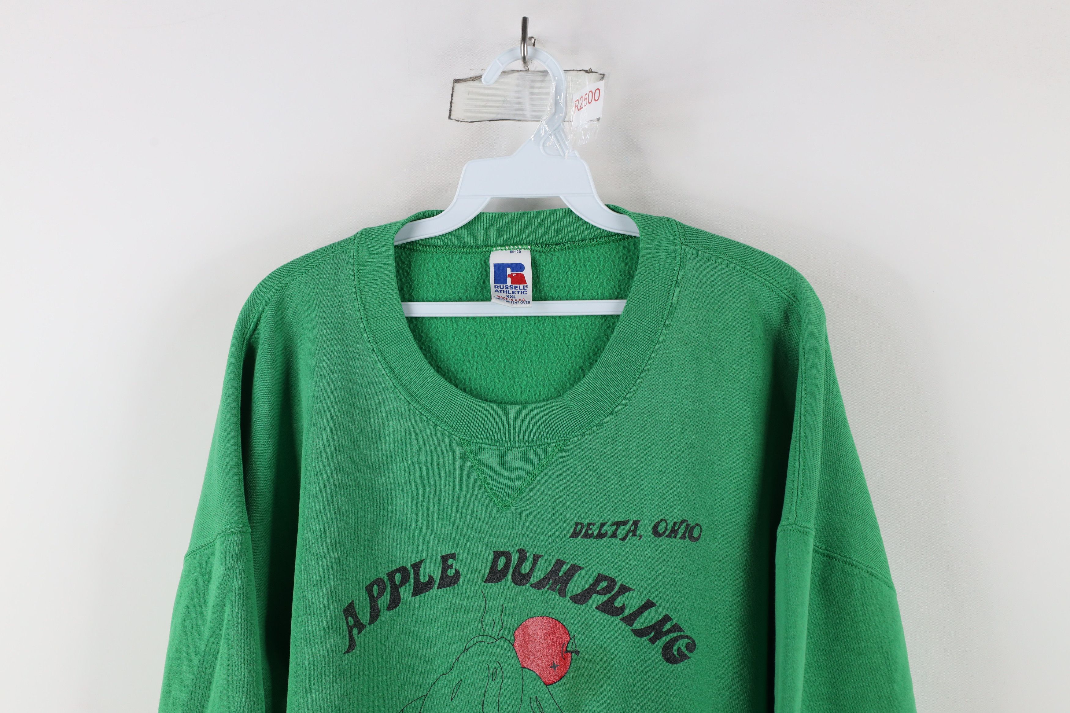 Russell Athletic × Vintage Vintage 90s Russell Athletic Apple Dumpling Fest Sweatshirt Size US XXL / EU 58 / 5 - 2 Thumbnail
