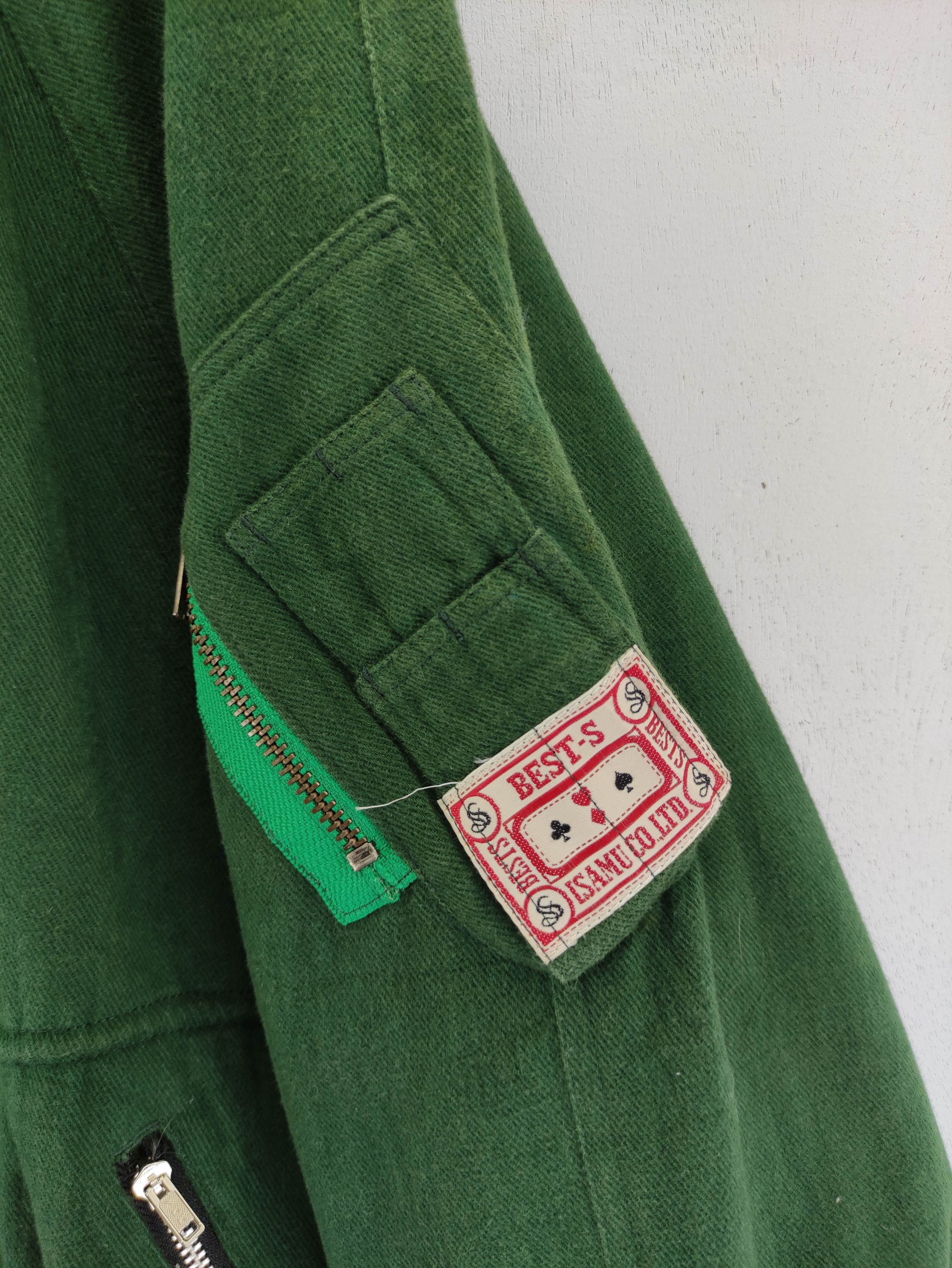 Japanese Brand Vintage Best.S By Isamu Varsity Bomber Jacket Zipper Size US L / EU 52-54 / 3 - 4 Thumbnail